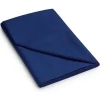 Single Flat Sheet - Navy, Percale