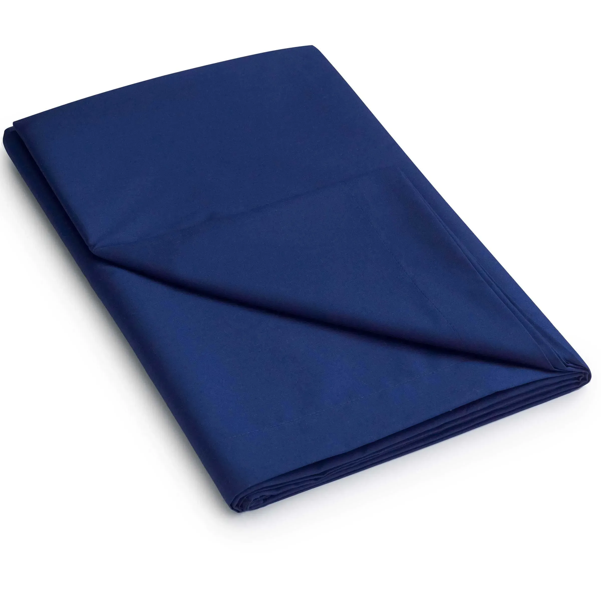 Single Flat Sheet - Navy, Percale image