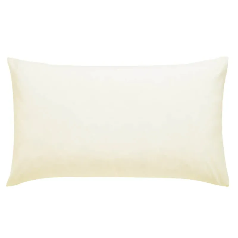 Standard Pillowcase - Ivory, Percale