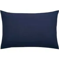 Standard Pillowcase - Navy, Percale