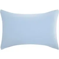 Standard Pillowcase Pair - Blue, Brushed Cotton