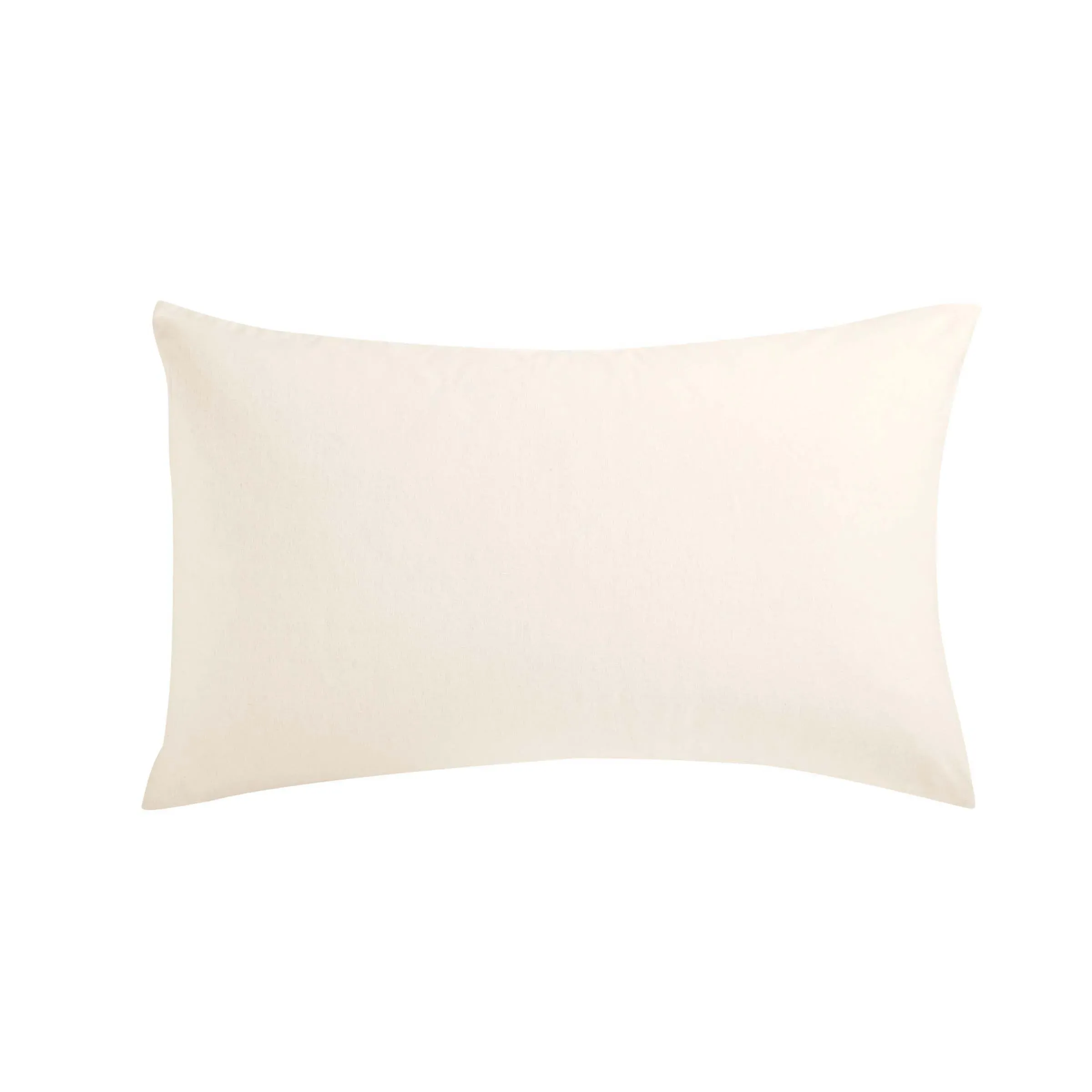 Standard Pillowcase Pair - Ivory, Brushed Cotton