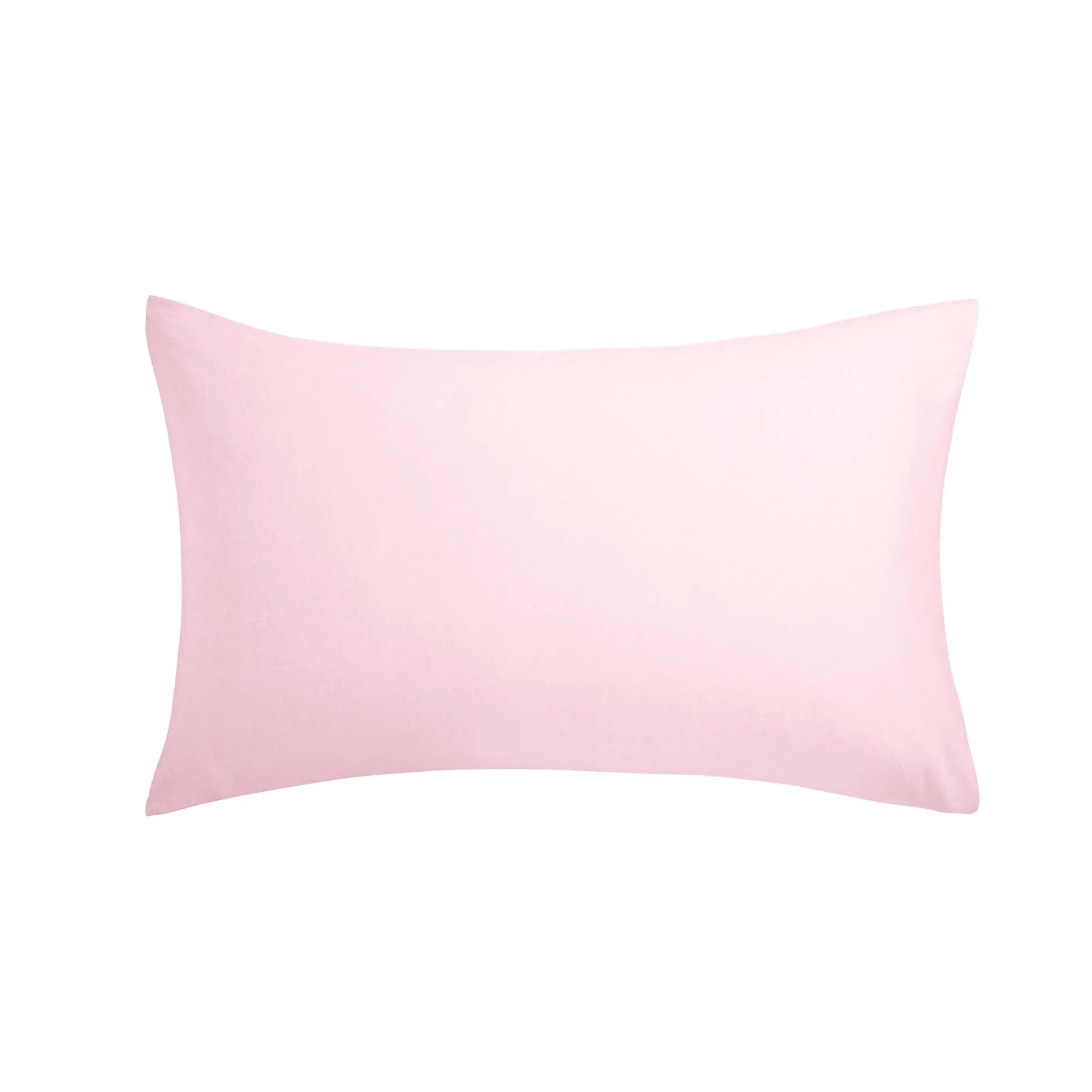 Standard Pillowcase Pair - Silver, Brushed Cotton