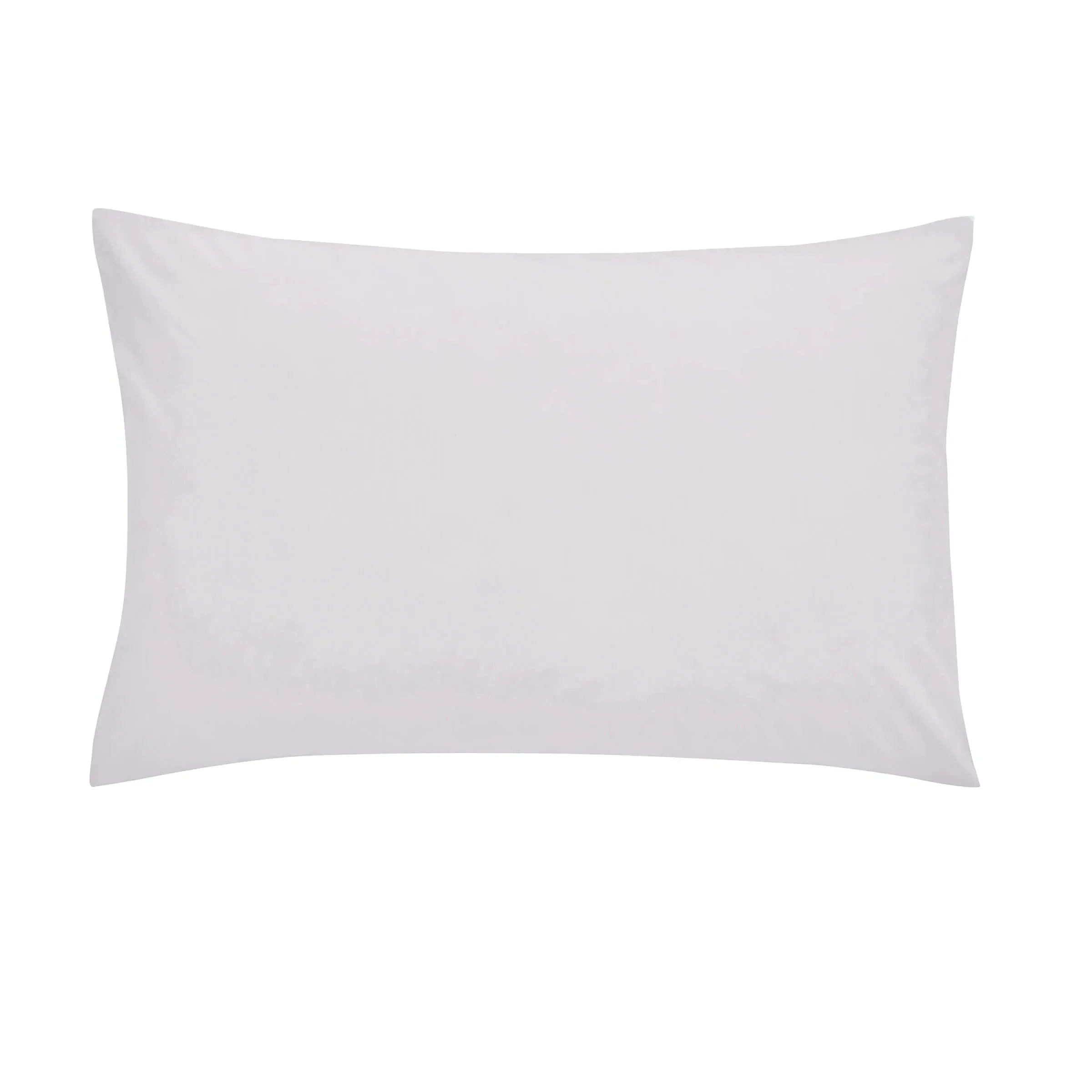 Standard Pillowcase - Silver, Percale