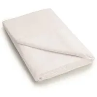 Super King Flat Sheet Brushed - Ivory, Cotton