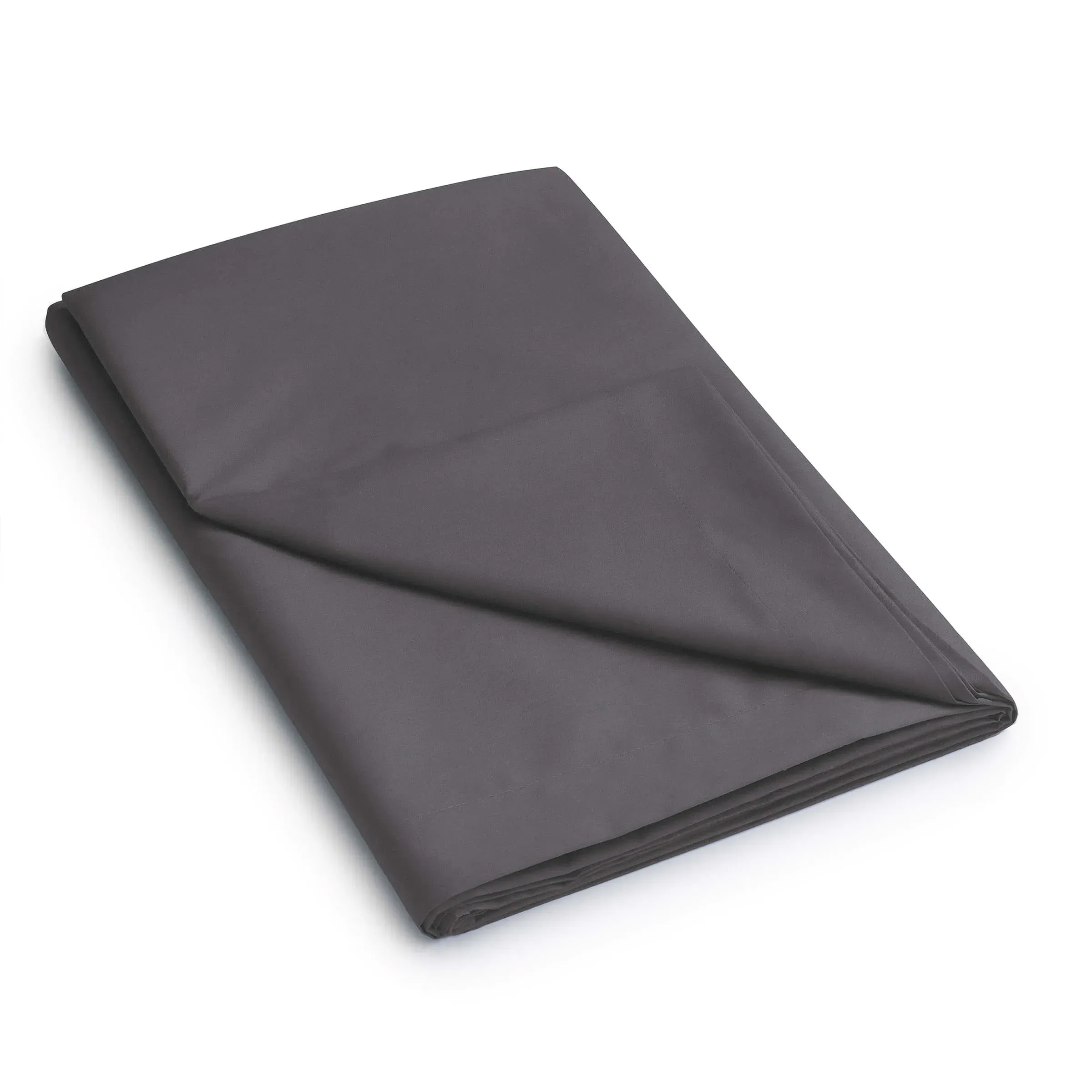 Super King Flat Sheet - Charcoal, Cotton Blend image