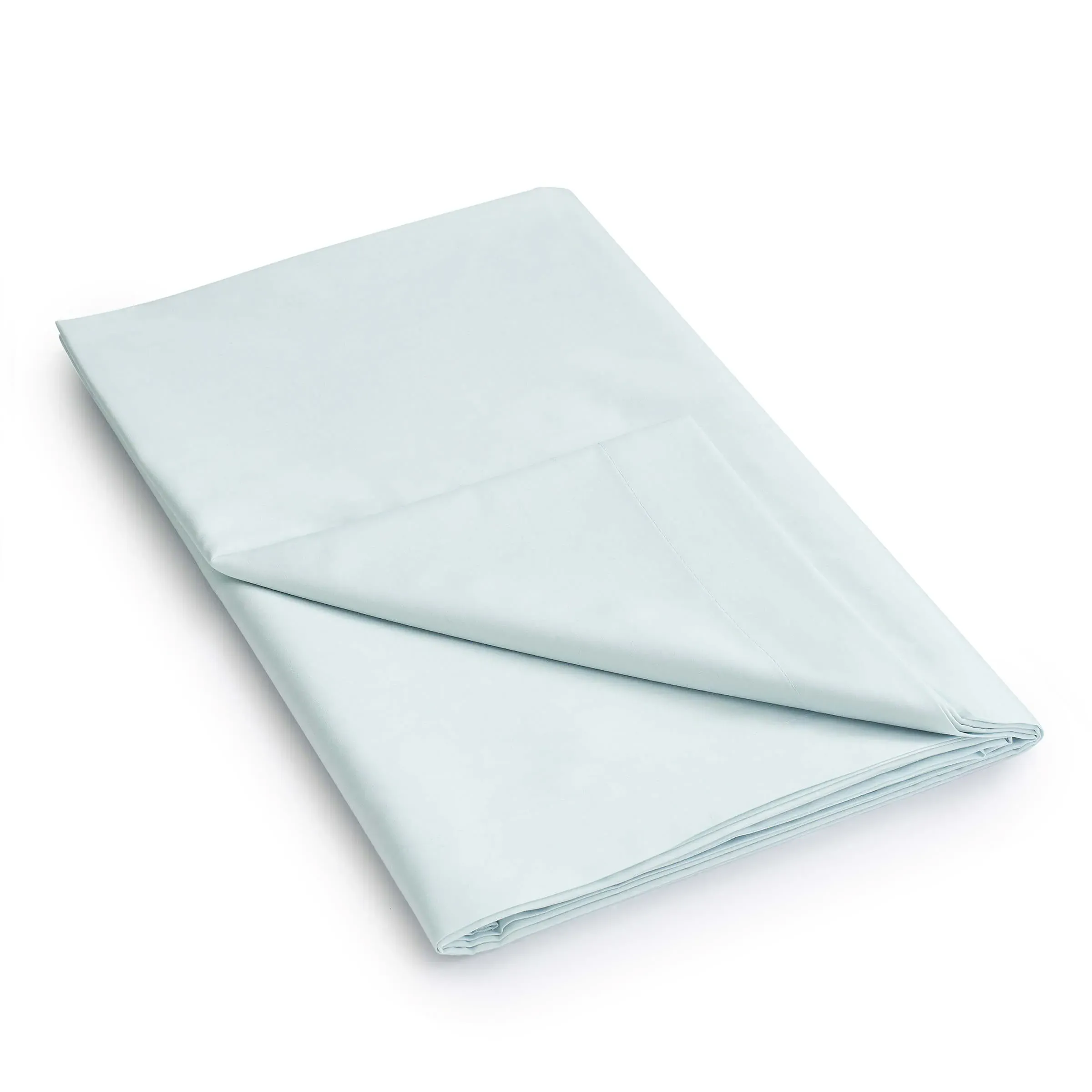 Super King Flat Sheet - Duck Egg, Percale image