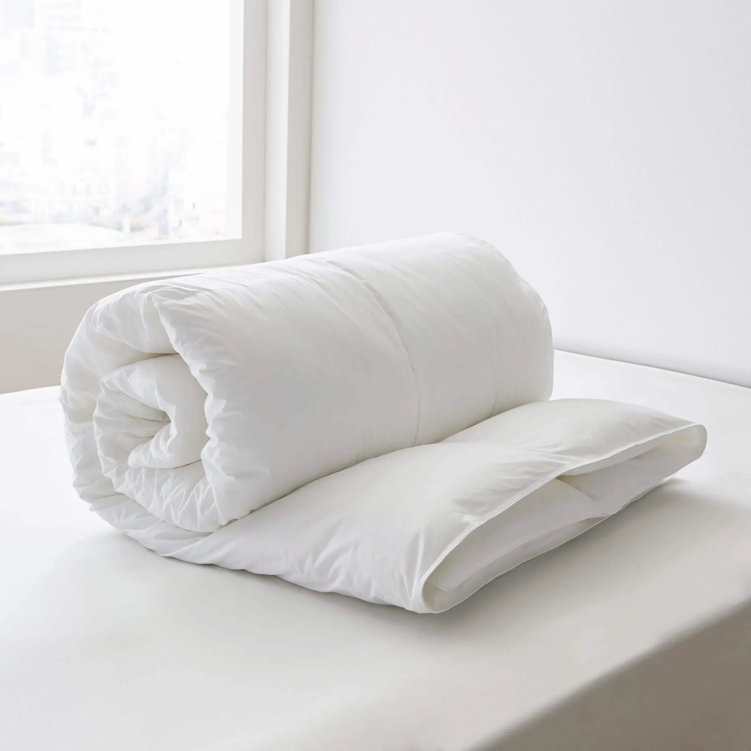 Super King Duvet 10.5 Tog - White, Microfibre
