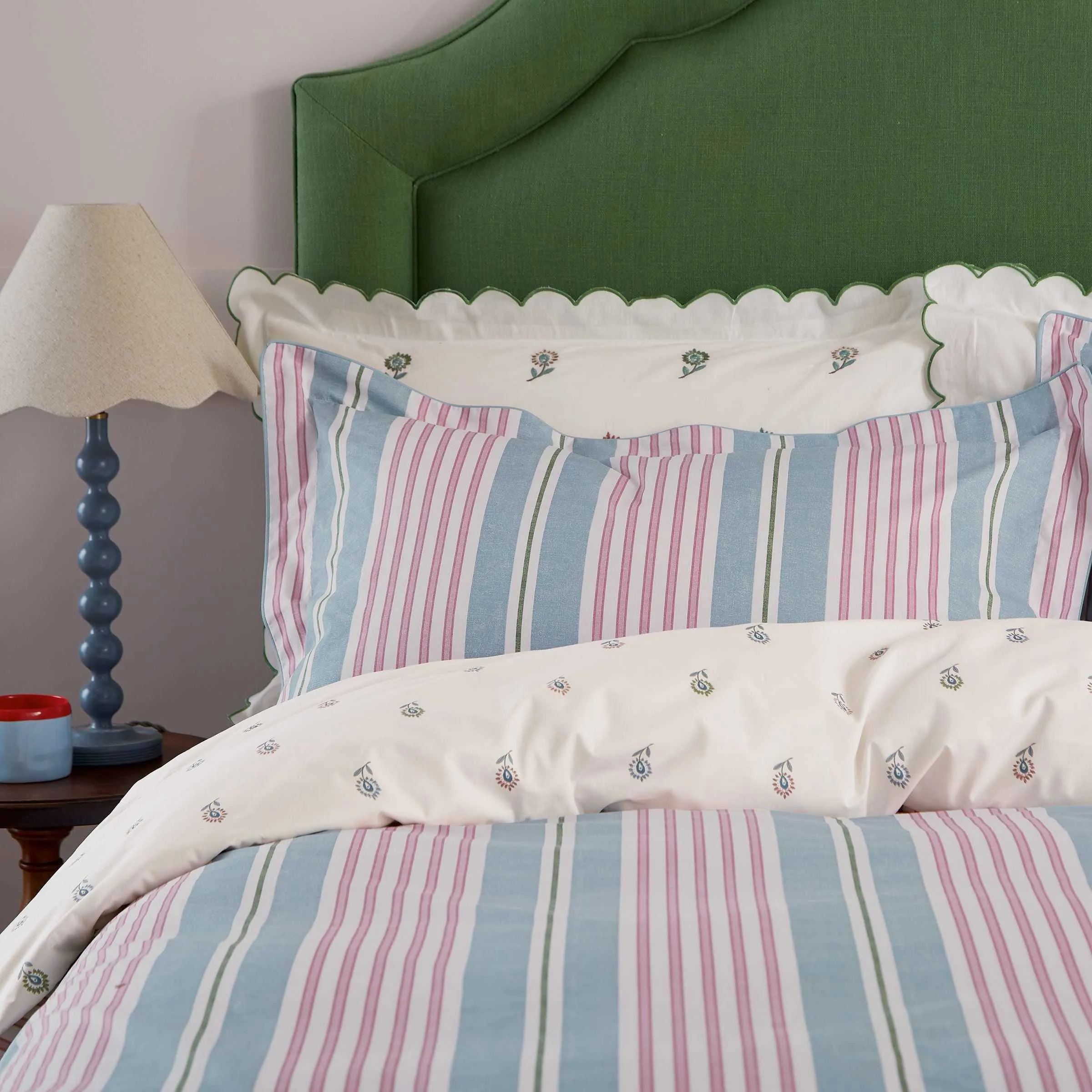 Come Rain Or Shine Single Duvet Cover Set - Multi, Cotton Percale product
