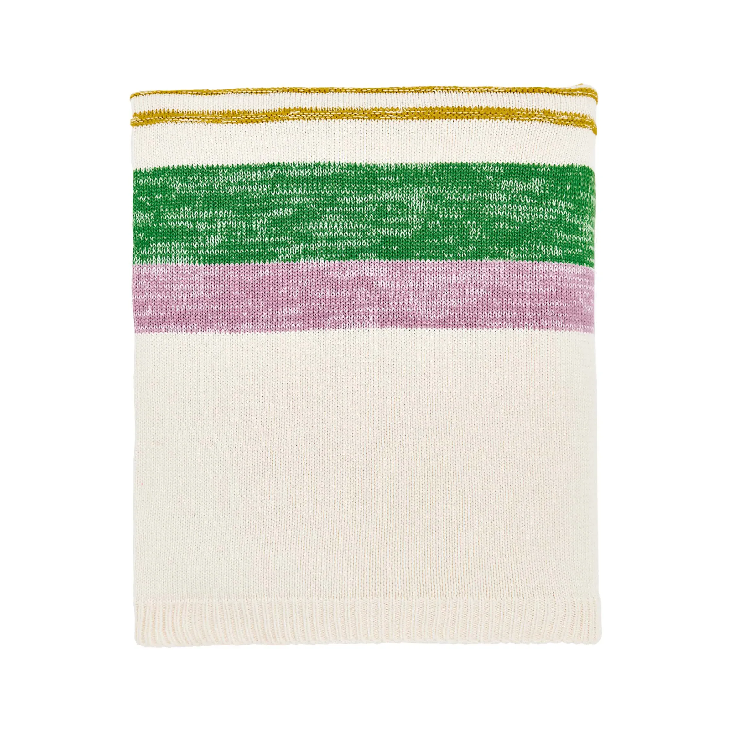 Cottage Throw with Stripes - Multi, Knitted image