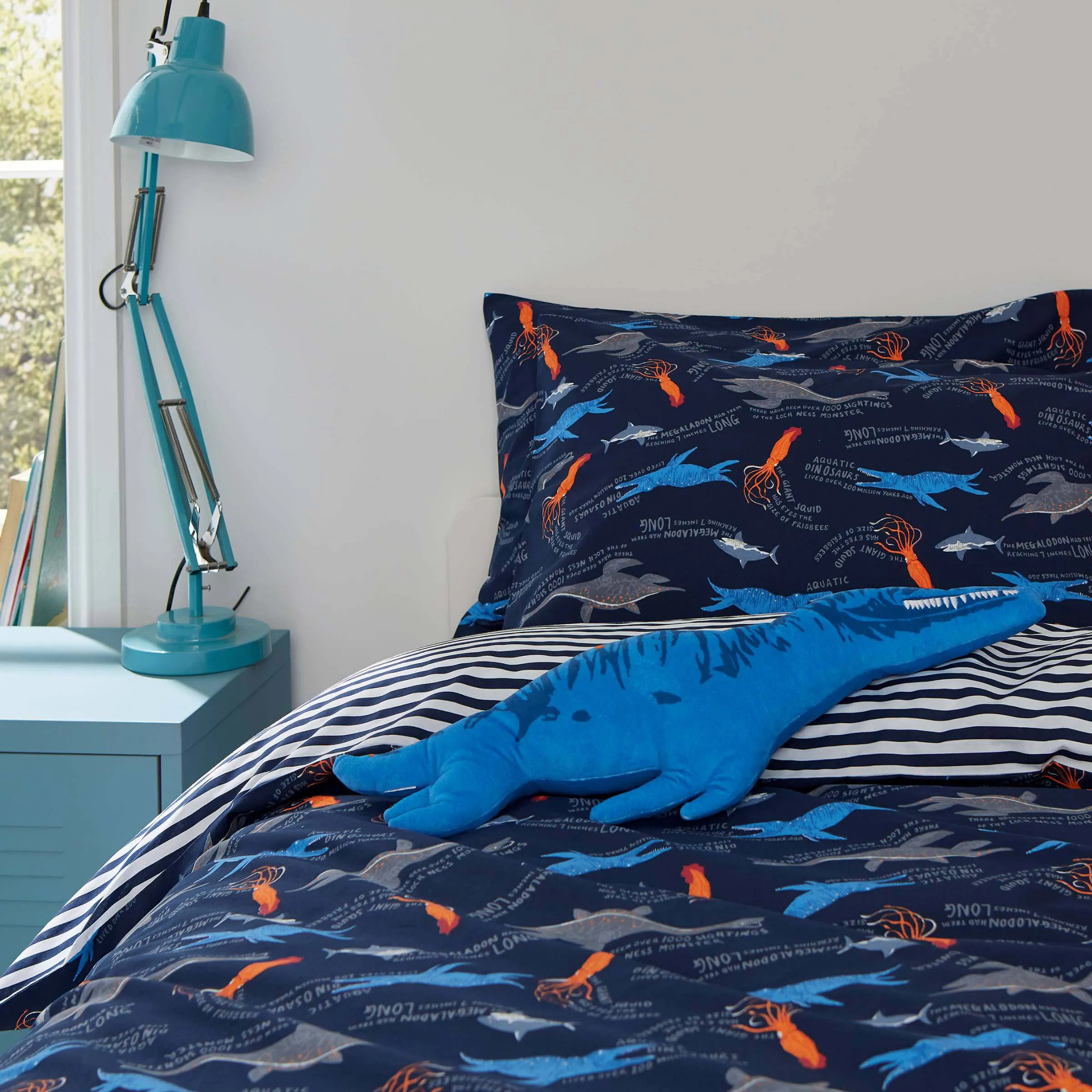 Double Duvet Cover Set with Pillowcases - Navy image