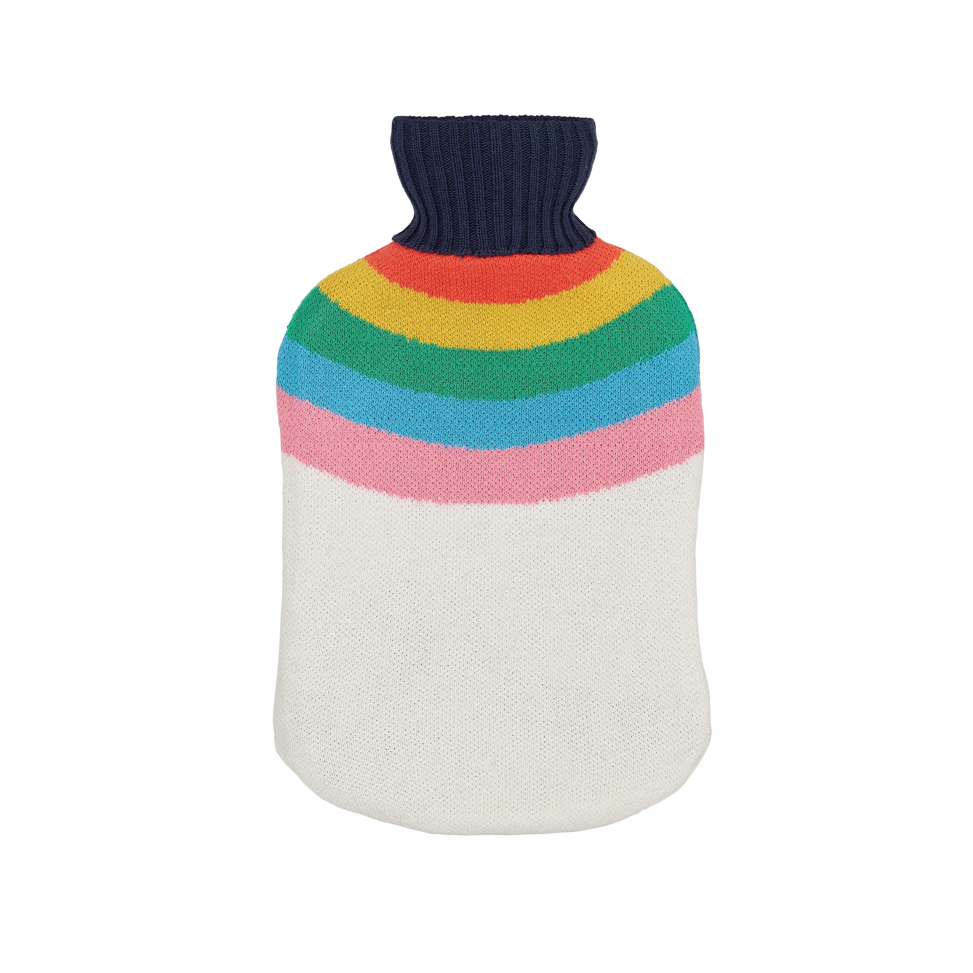 Joules Rainbow Stripe Hot Water Bottle & Cover - Multi product