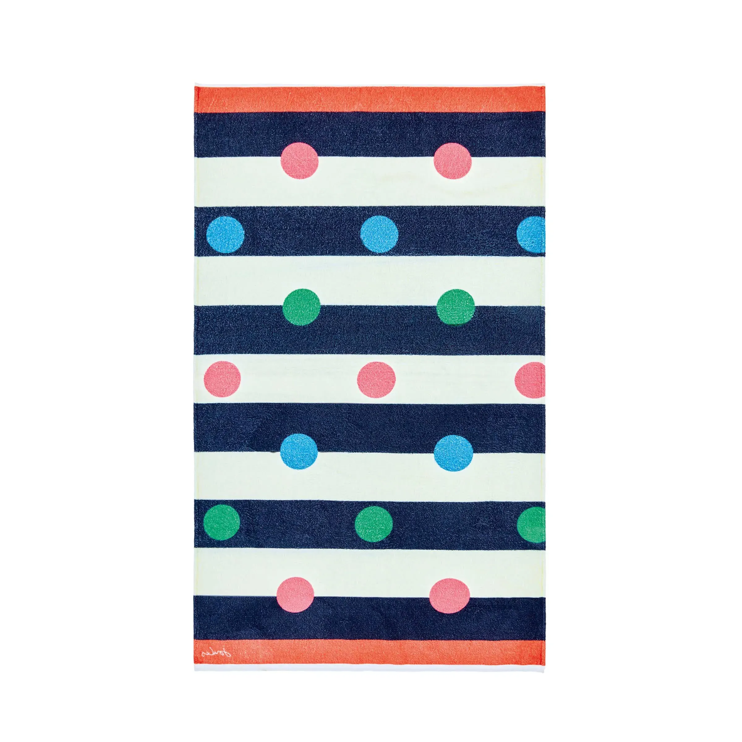 Multi Spot Beach Towel - Multi, Velour product