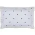 Oxford Pillowcase with Bee Print - Blue, Cotton