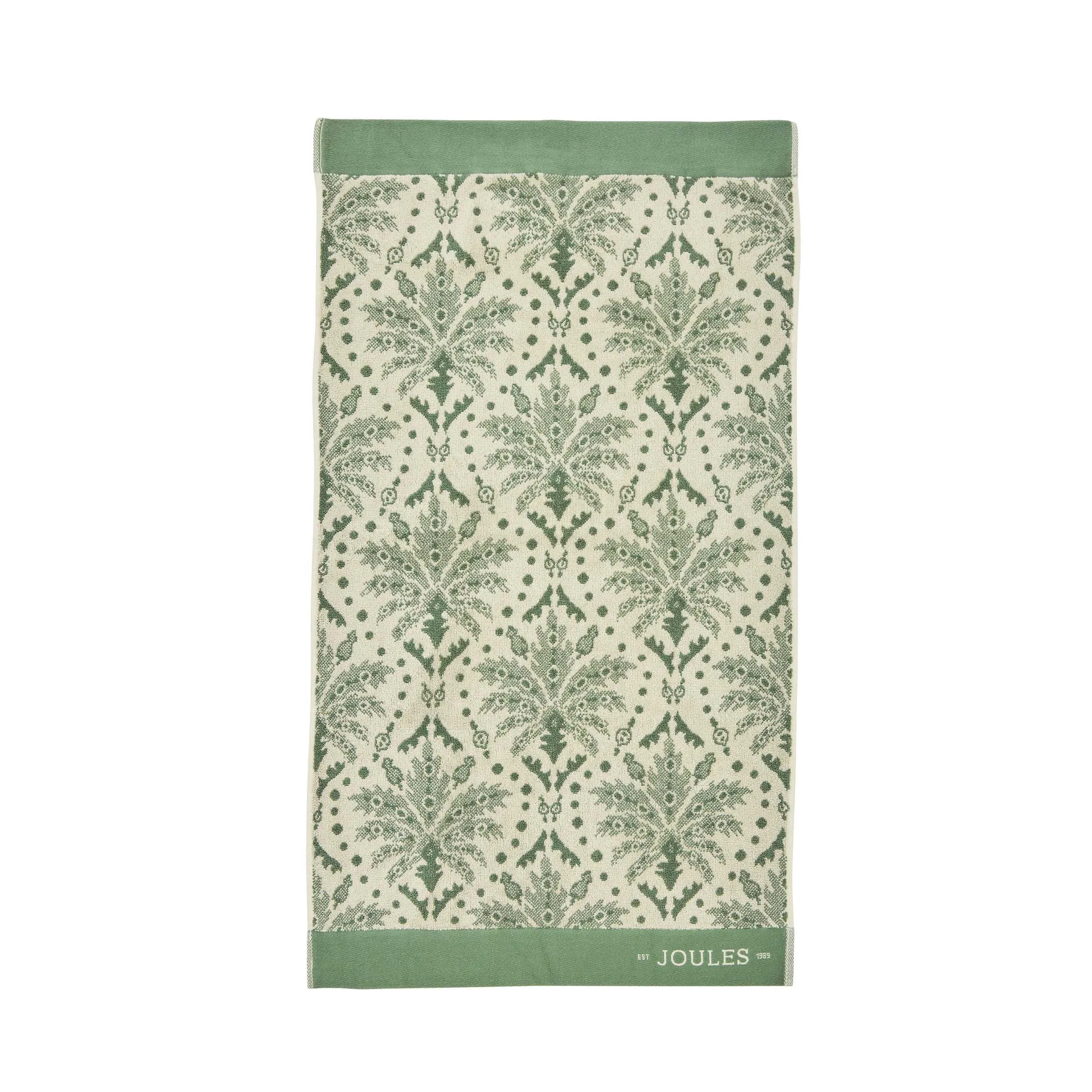 Palm Geo Hand Towel - Green, Cotton product