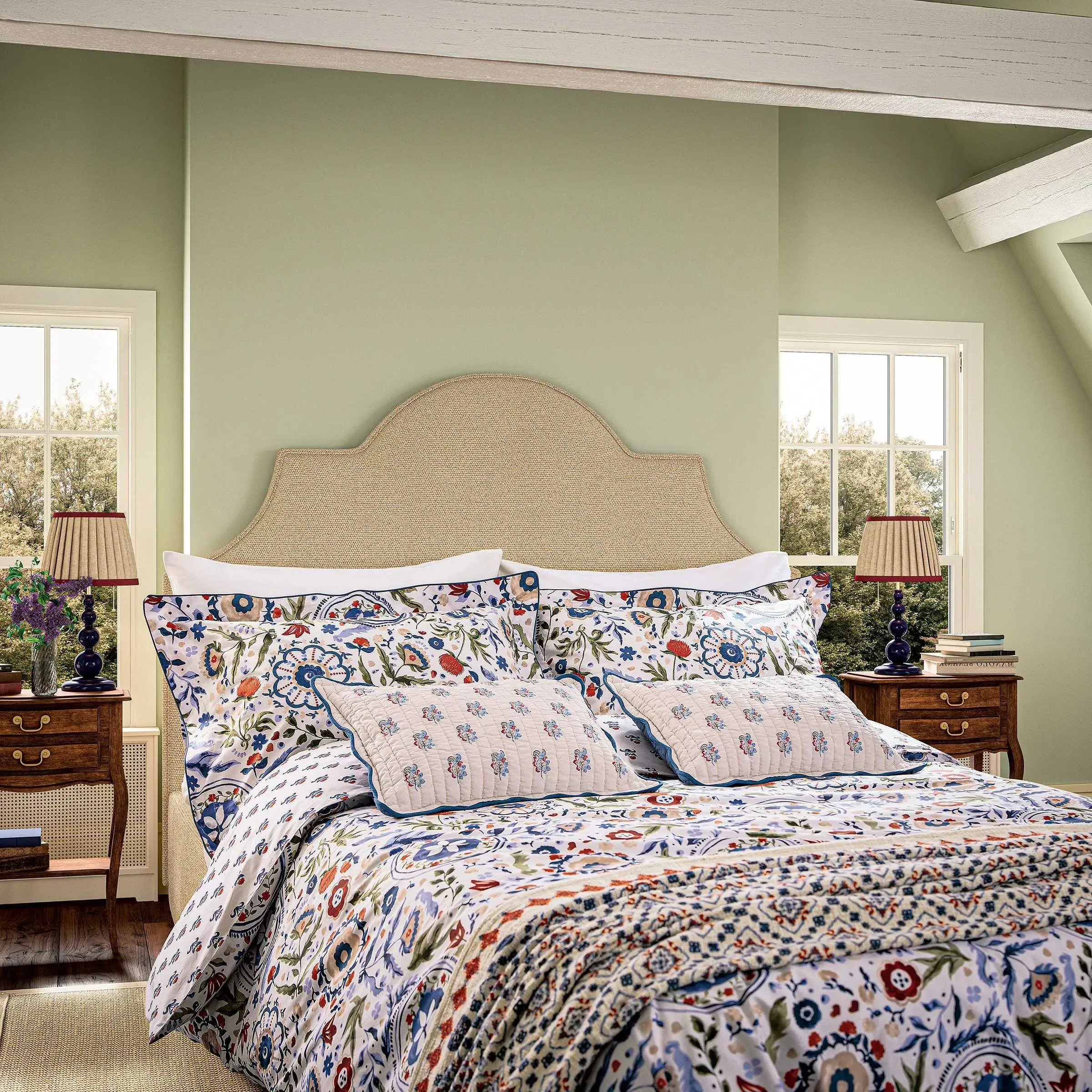 Single Duvet Cover Set - Navy, Cotton image