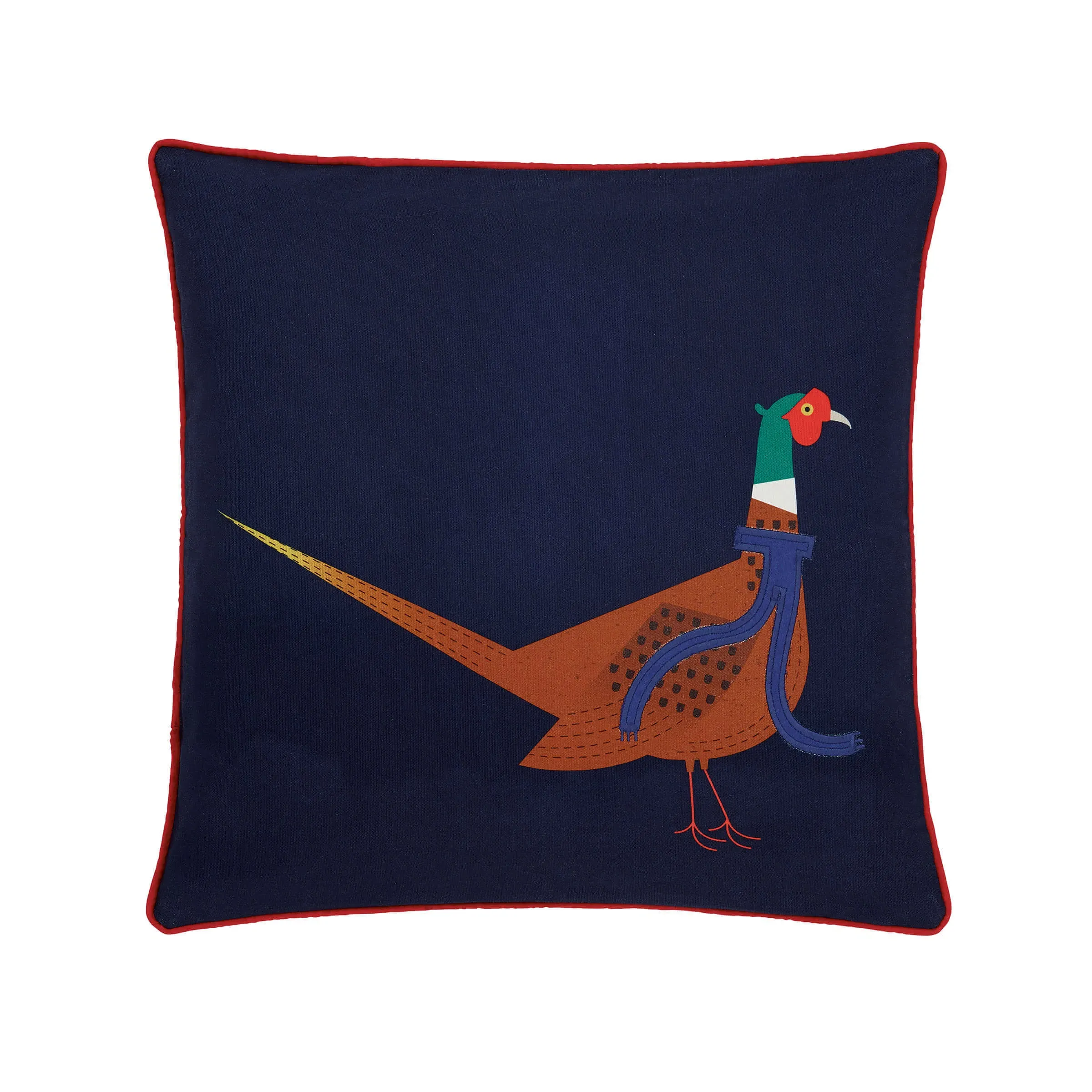 Square Cushion with Character - Multi, Cotton image