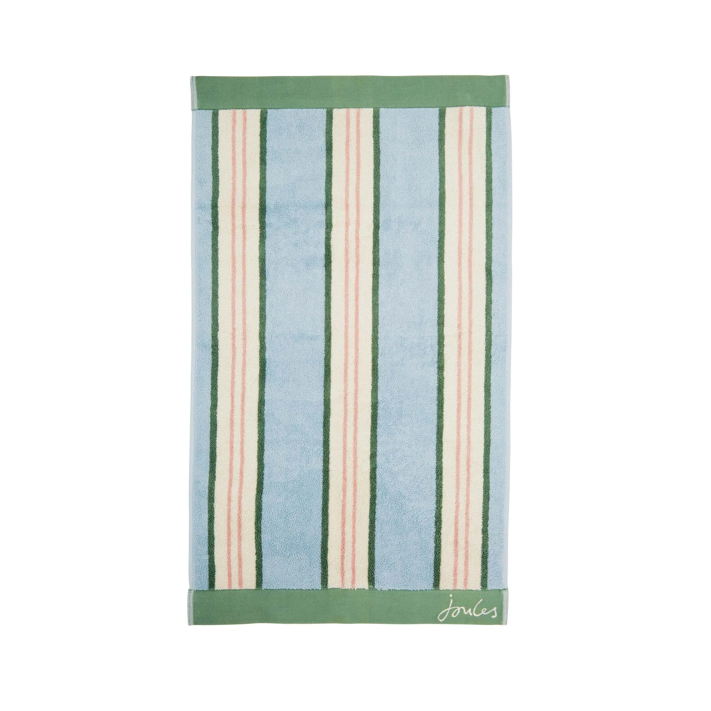 Stripe Hand Towel - Blue, Cotton image