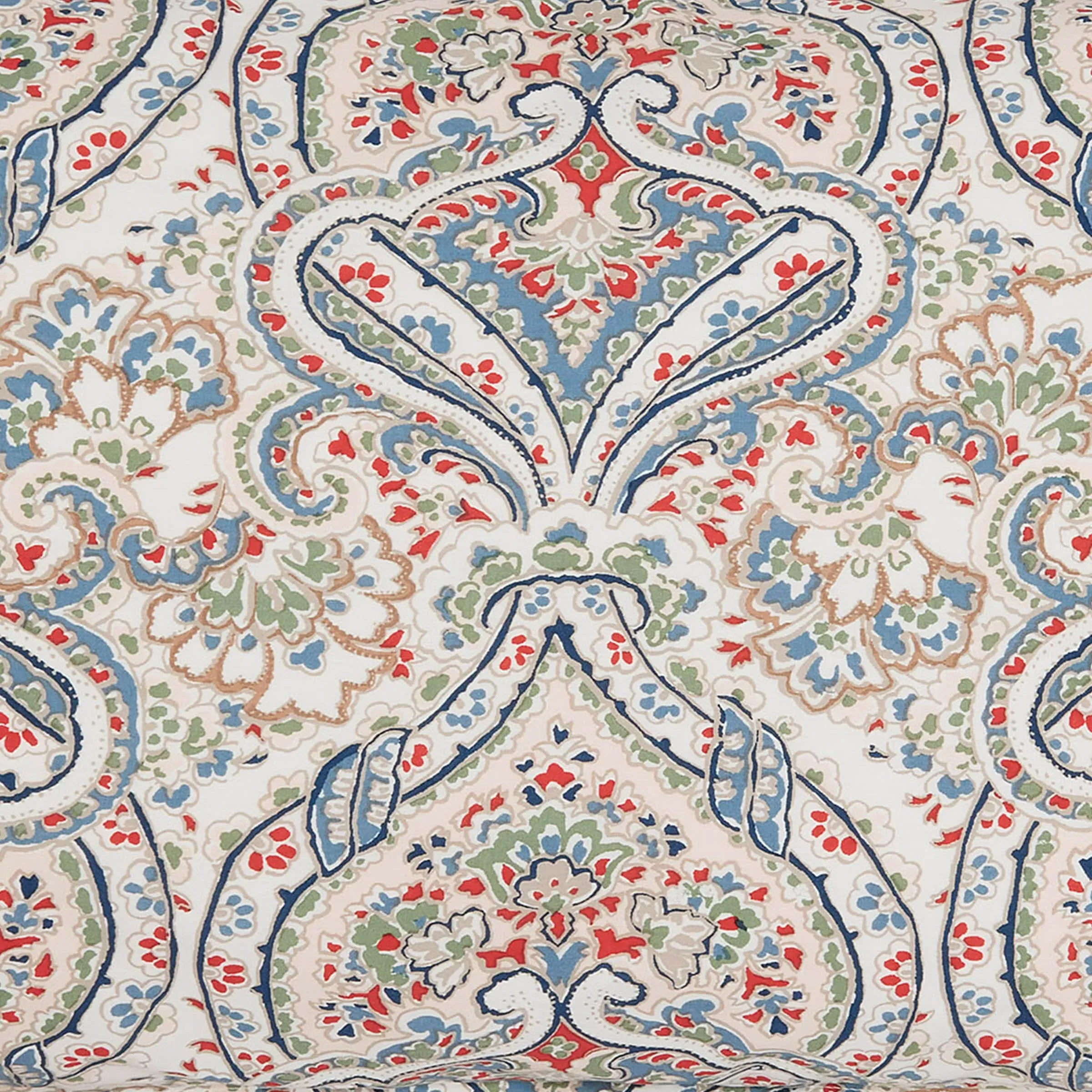 Tapestry Paisley Throw - Royal Blue, Cotton