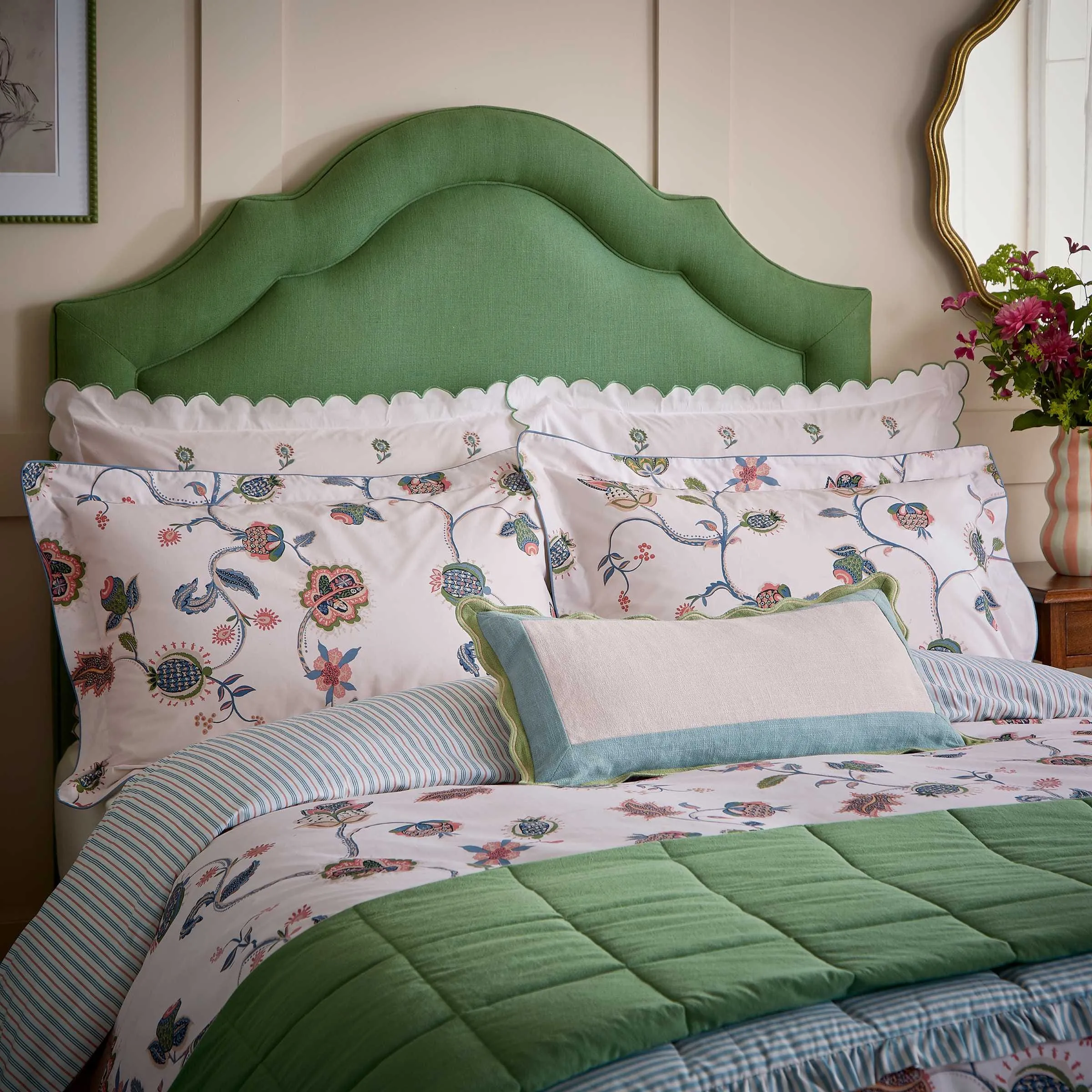 Tree of Life Single Duvet Cover Set - Multi, Cotton Percale alternate view
