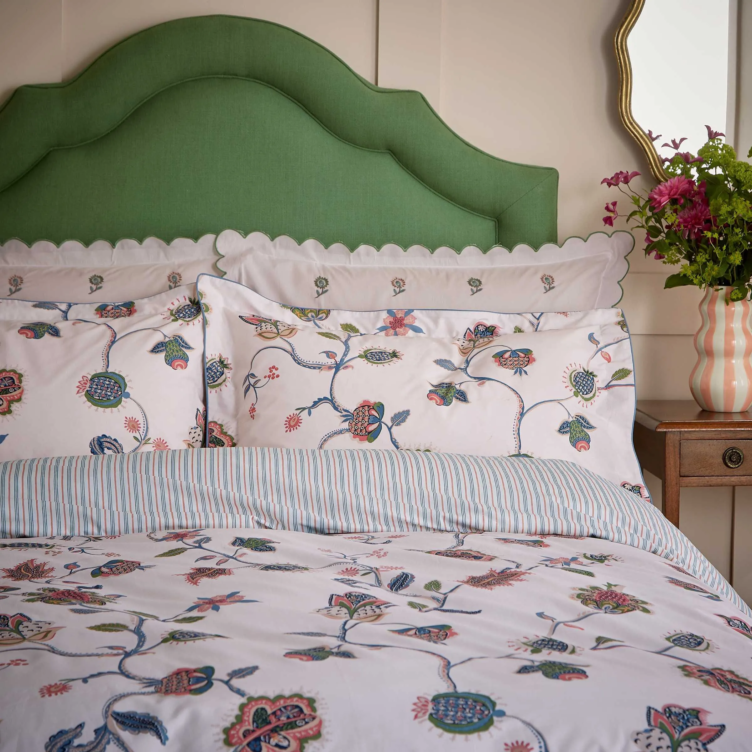 Tree of Life Single Duvet Cover Set - Multi, Cotton Percale product