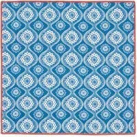 4-Pack Napkins Circle Design - Blue/Red