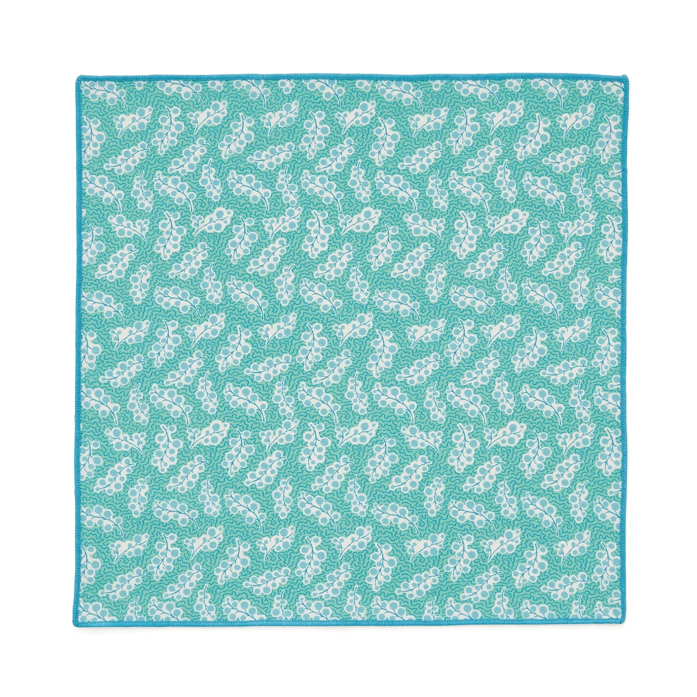 4-Pack Napkins with Leaf Design - Green image