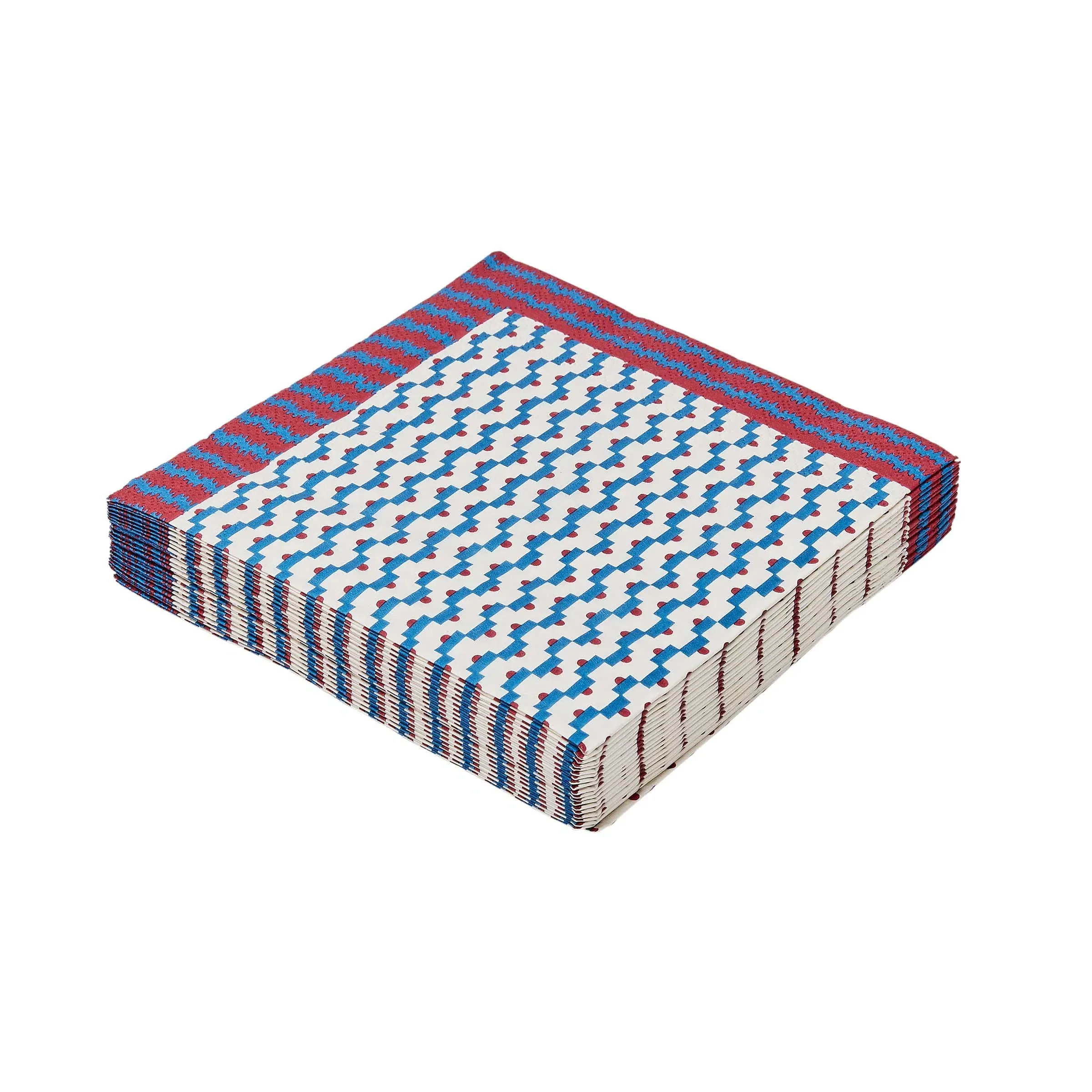 Anie Paper Napkins Set of 20 - Blue, Red product