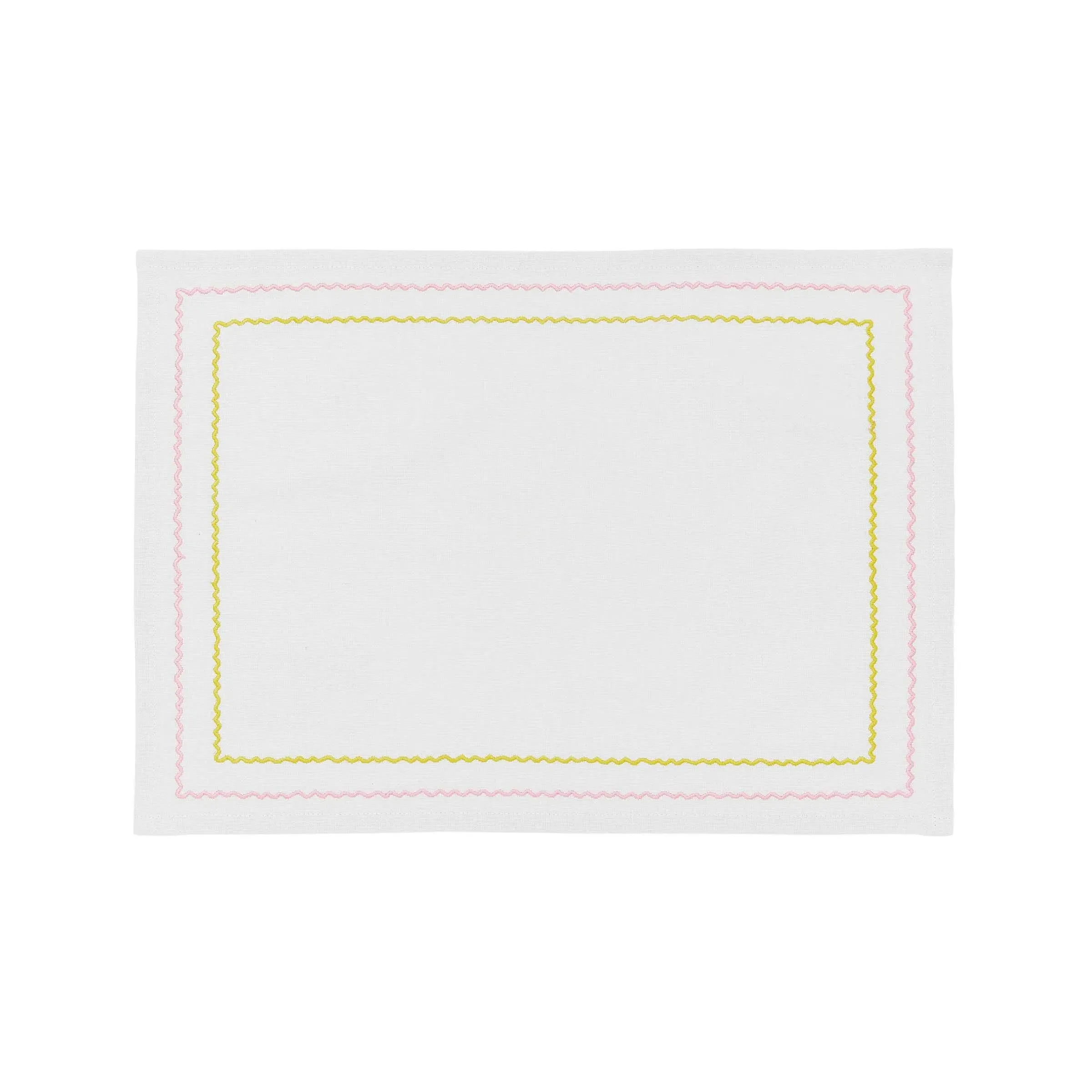 Embroidered Placemat Set of 2 - Multi, Cotton product
