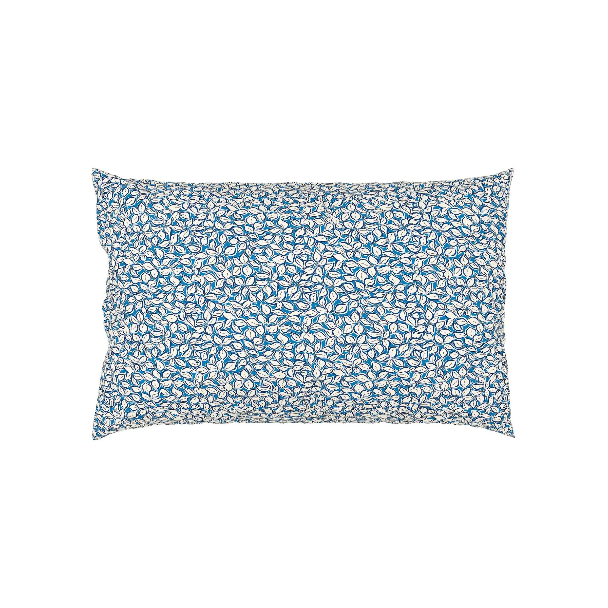 Pair Standard Pillowcases - Blue/Red, Cotton image