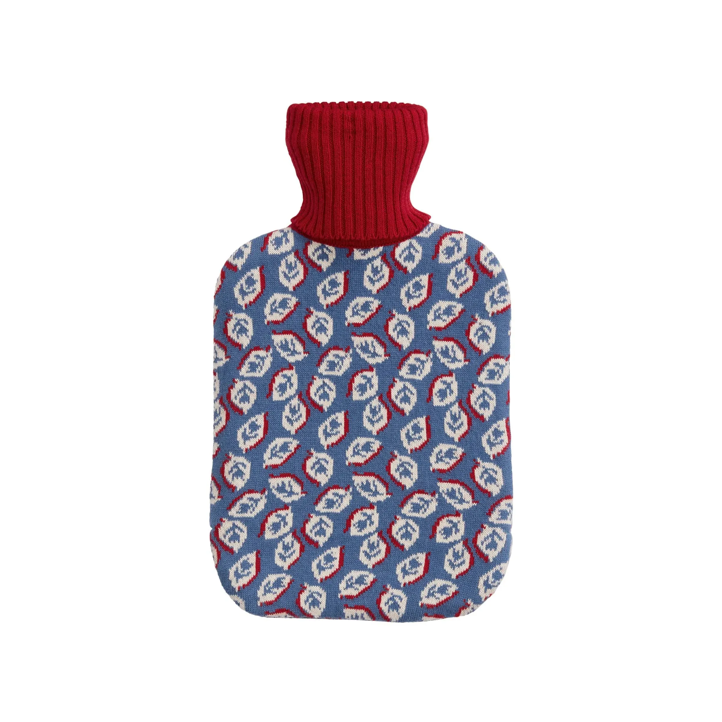 Seedling Hot Water Bottle Cover - Blue/Red, Cotton product