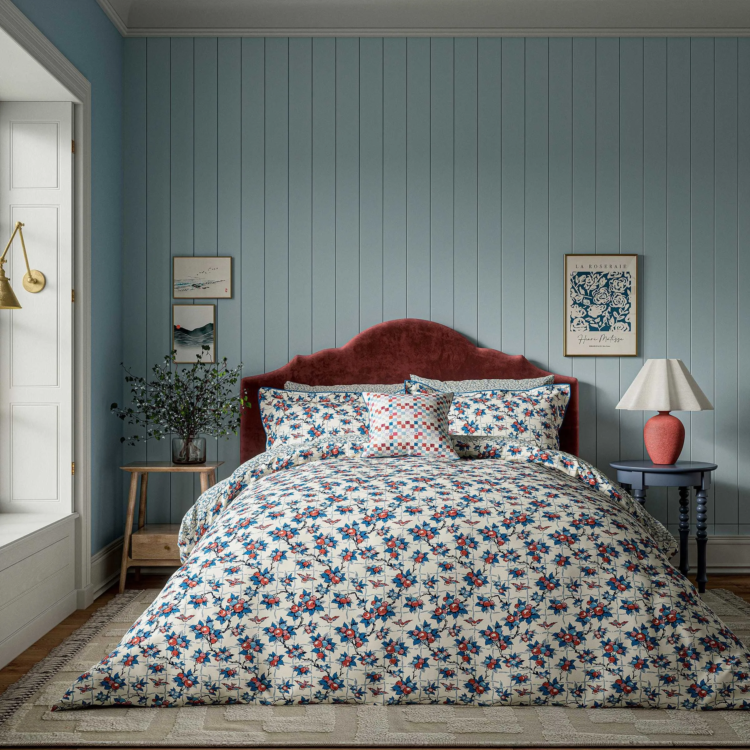 Single Duvet Cover Set - Blue