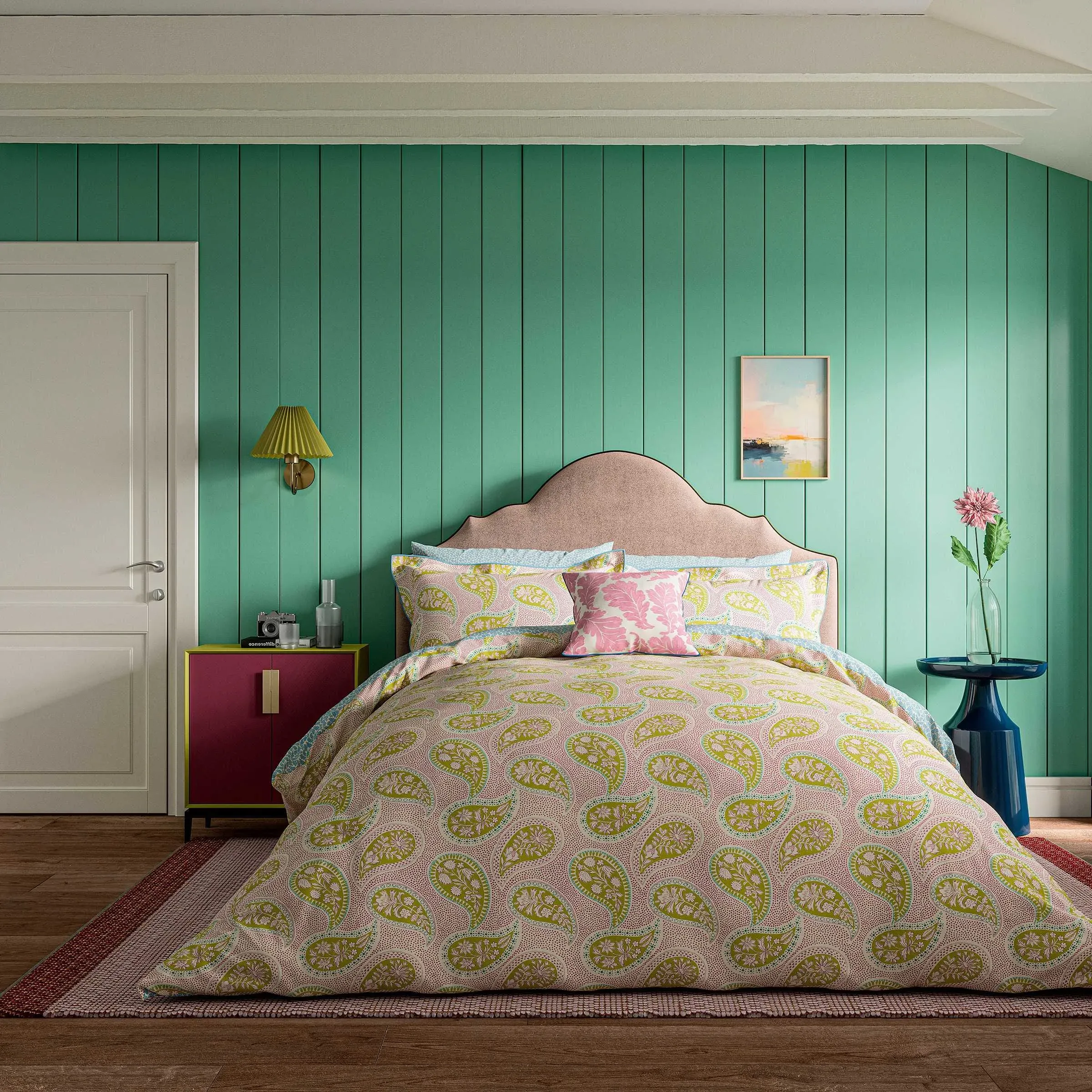 Single Duvet Cover Set with Pillowcase - Multi