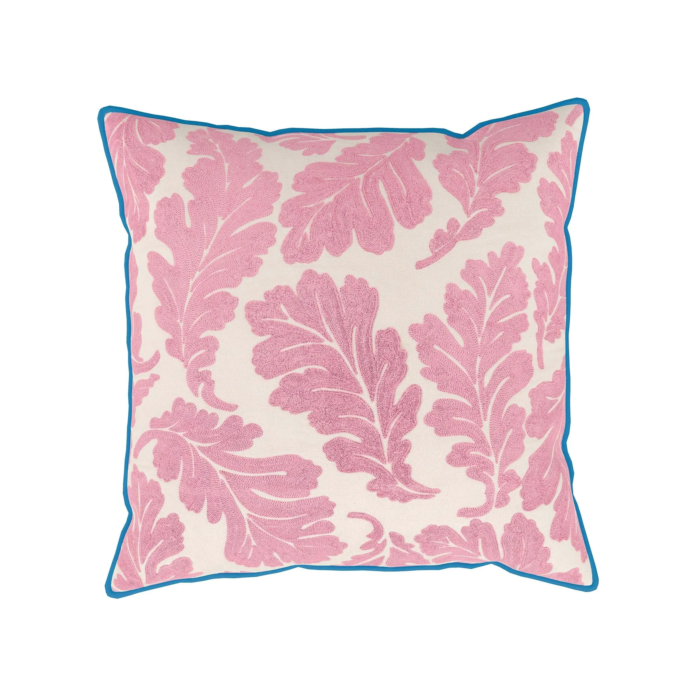 Square Cushion with Piping - Multi, Crewel image
