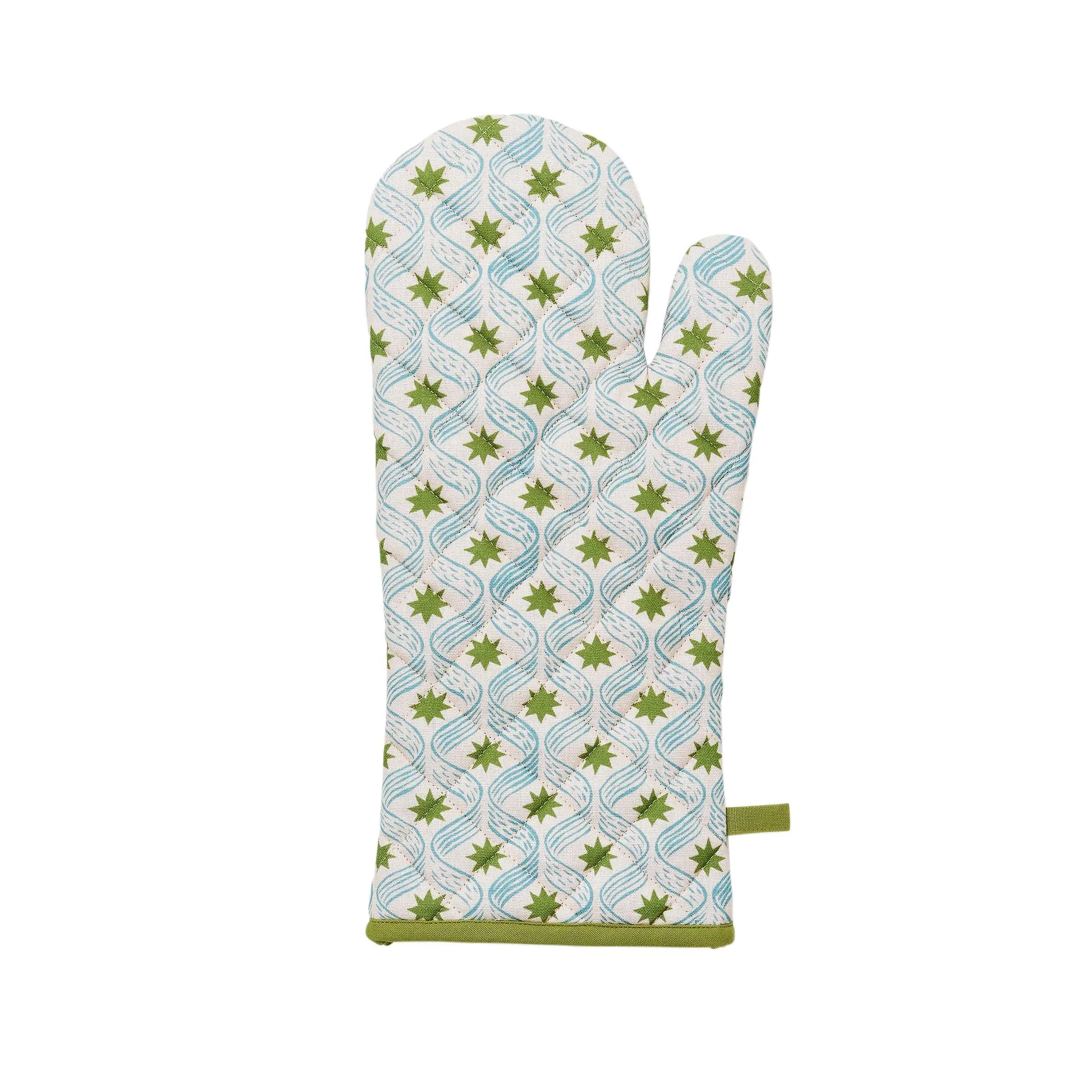 Stella Single Oven Glove - Green, Cotton product