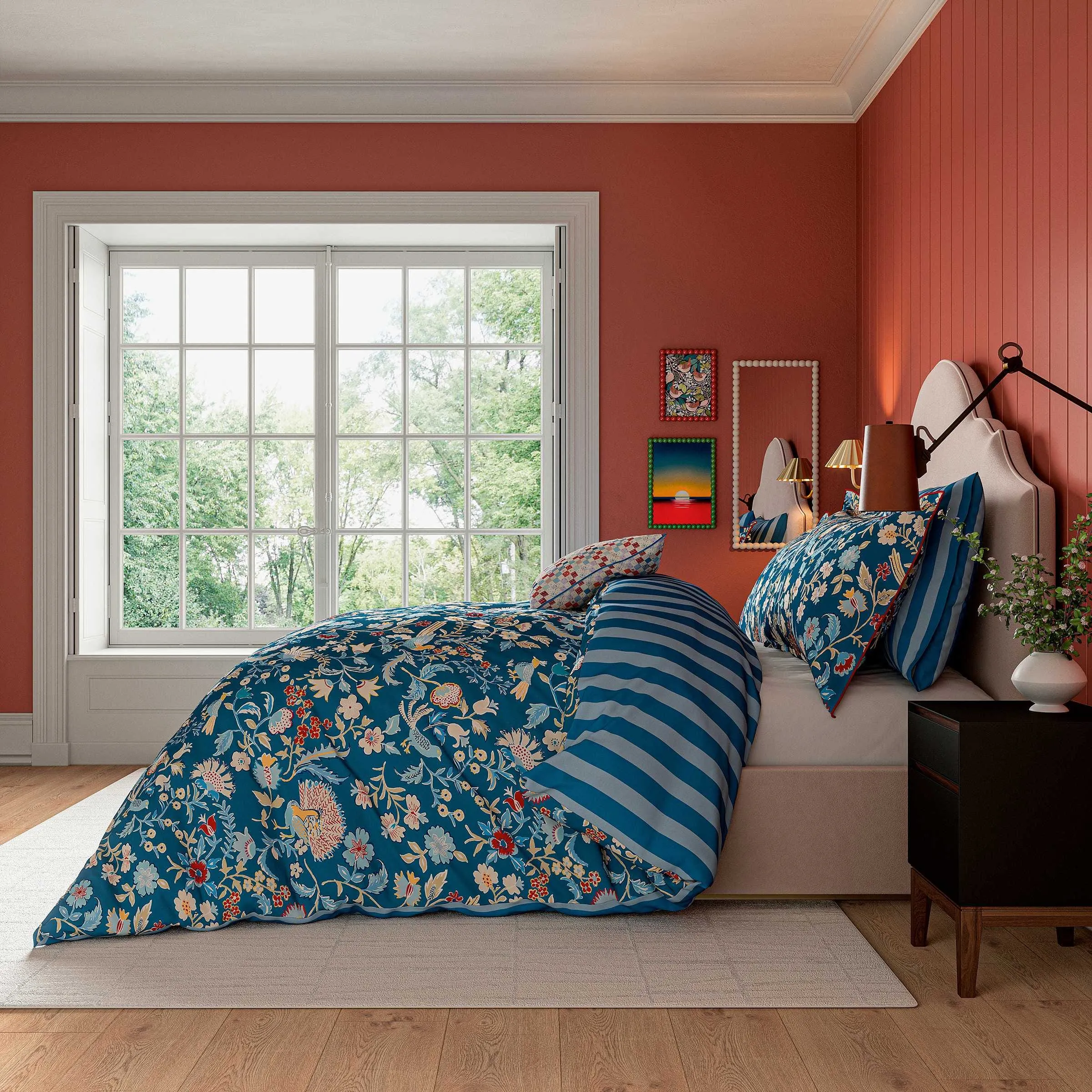 Super King Duvet Cover Set - Blue