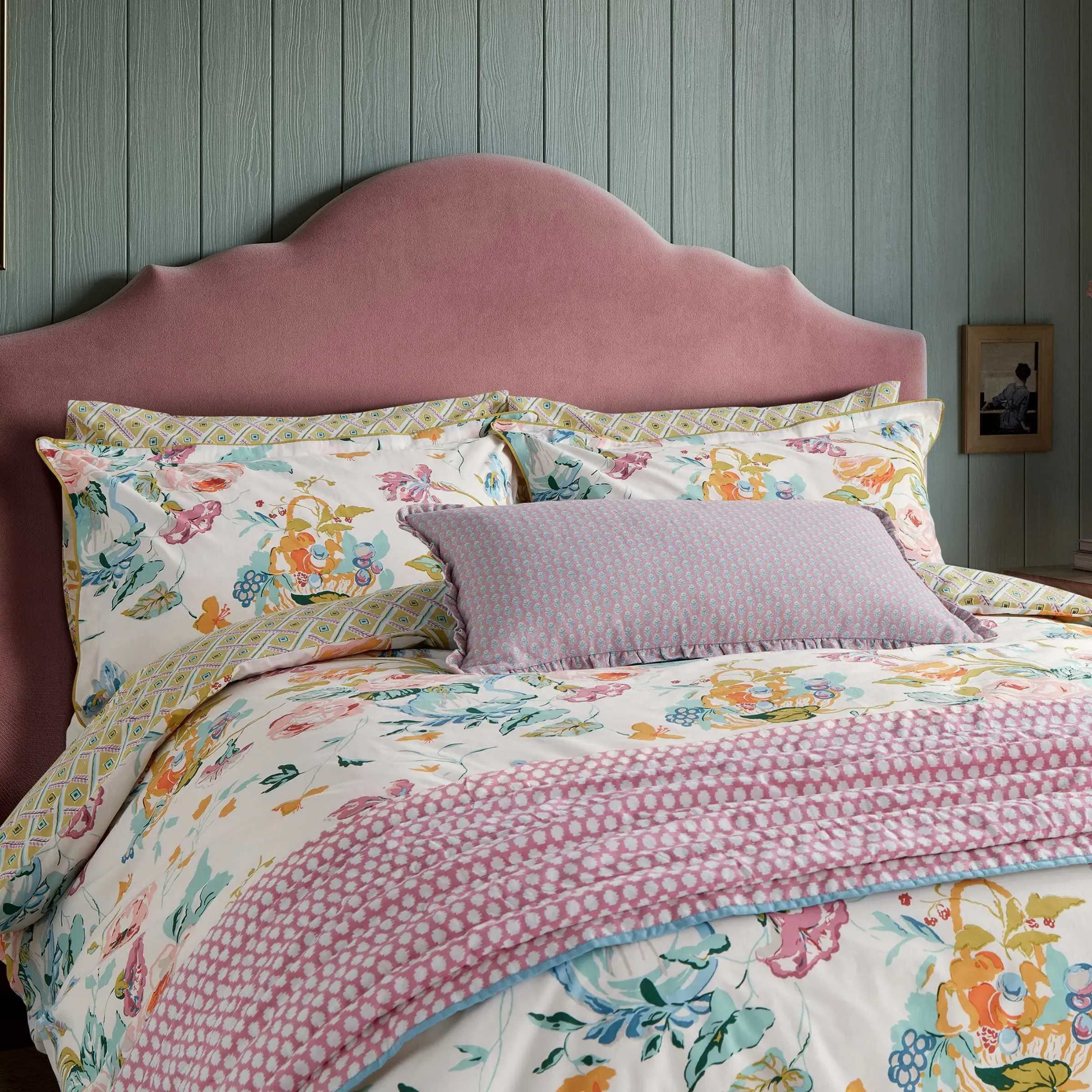 Super King Duvet Cover Set - Multi, Cotton image