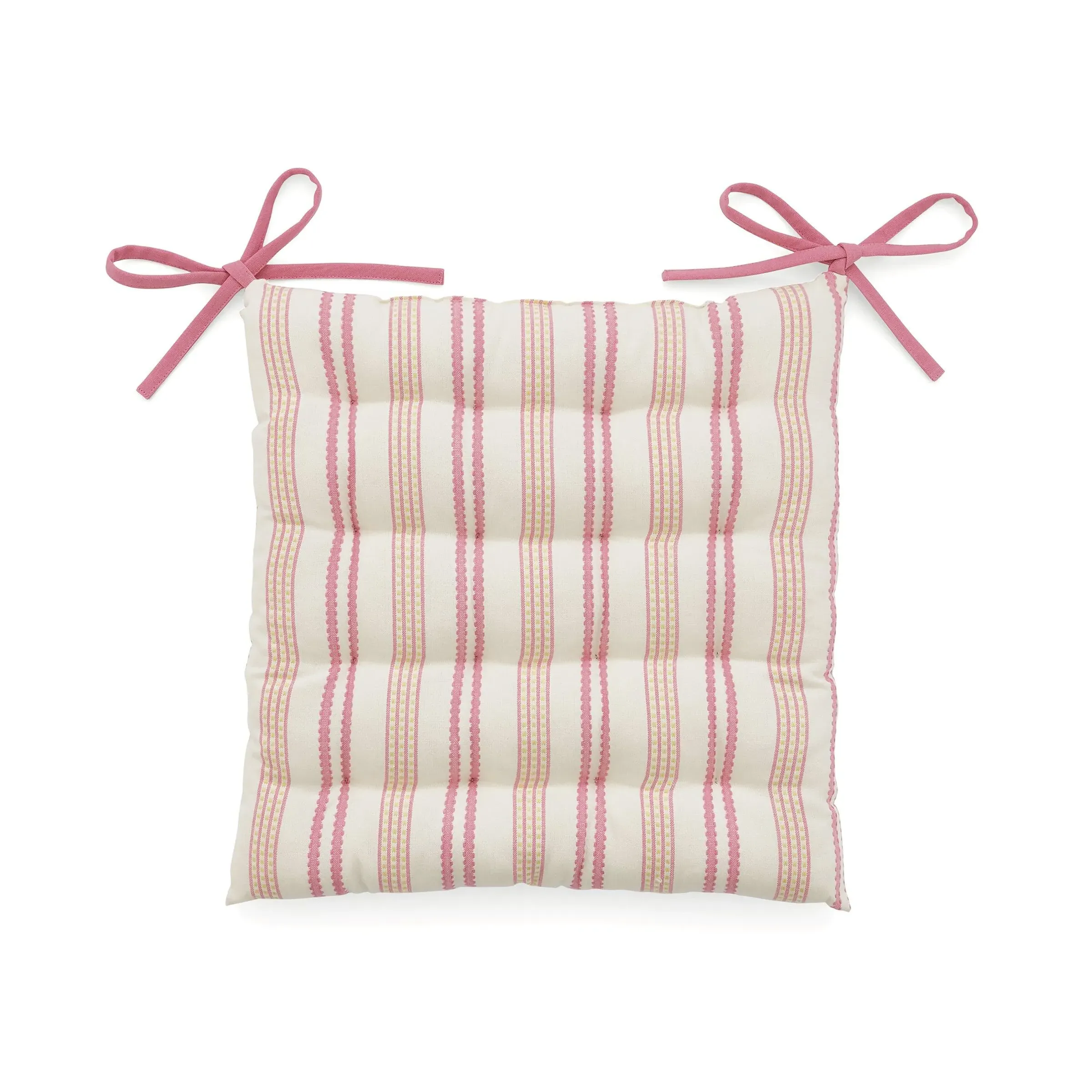 Ticking Stripe Seat Pad - Multi, Woven
