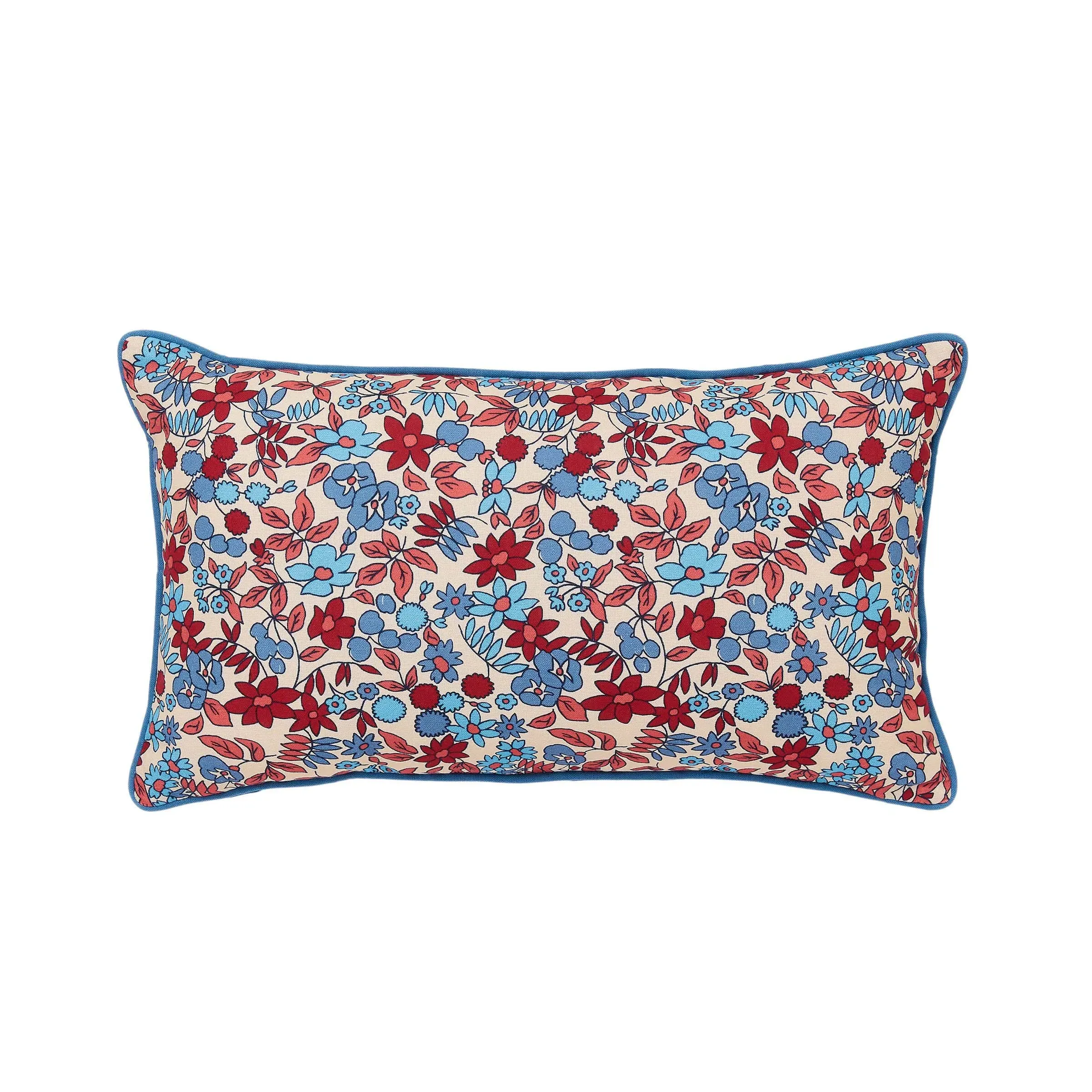 Yarrow Outdoor Cushion - Blue, Red product