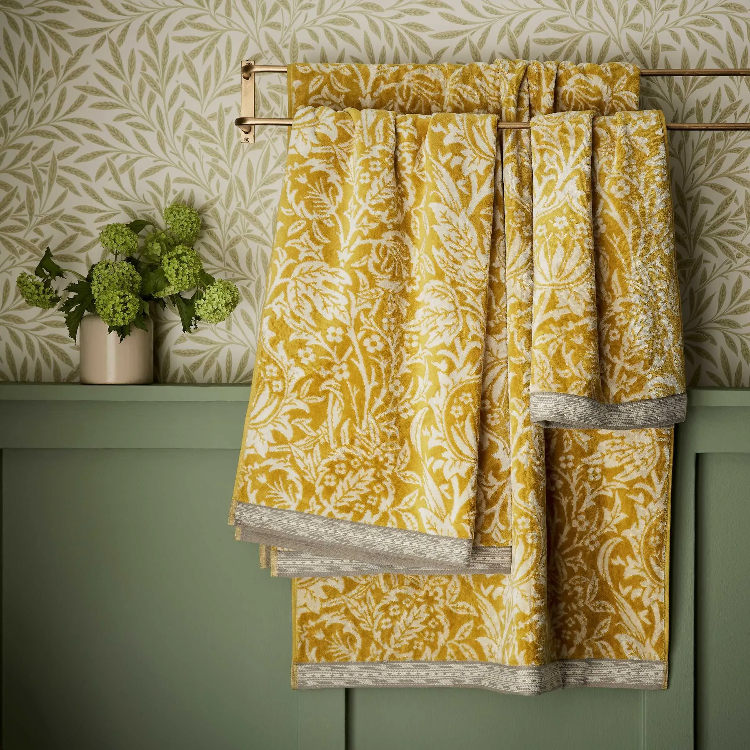 Bath Sheet Elmcote Pattern - Sunflower