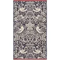 Bath Towel with Jacquard Weave - Blue, Cotton