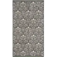 Crown Imperial Hand Towel - Charcoal, Cotton