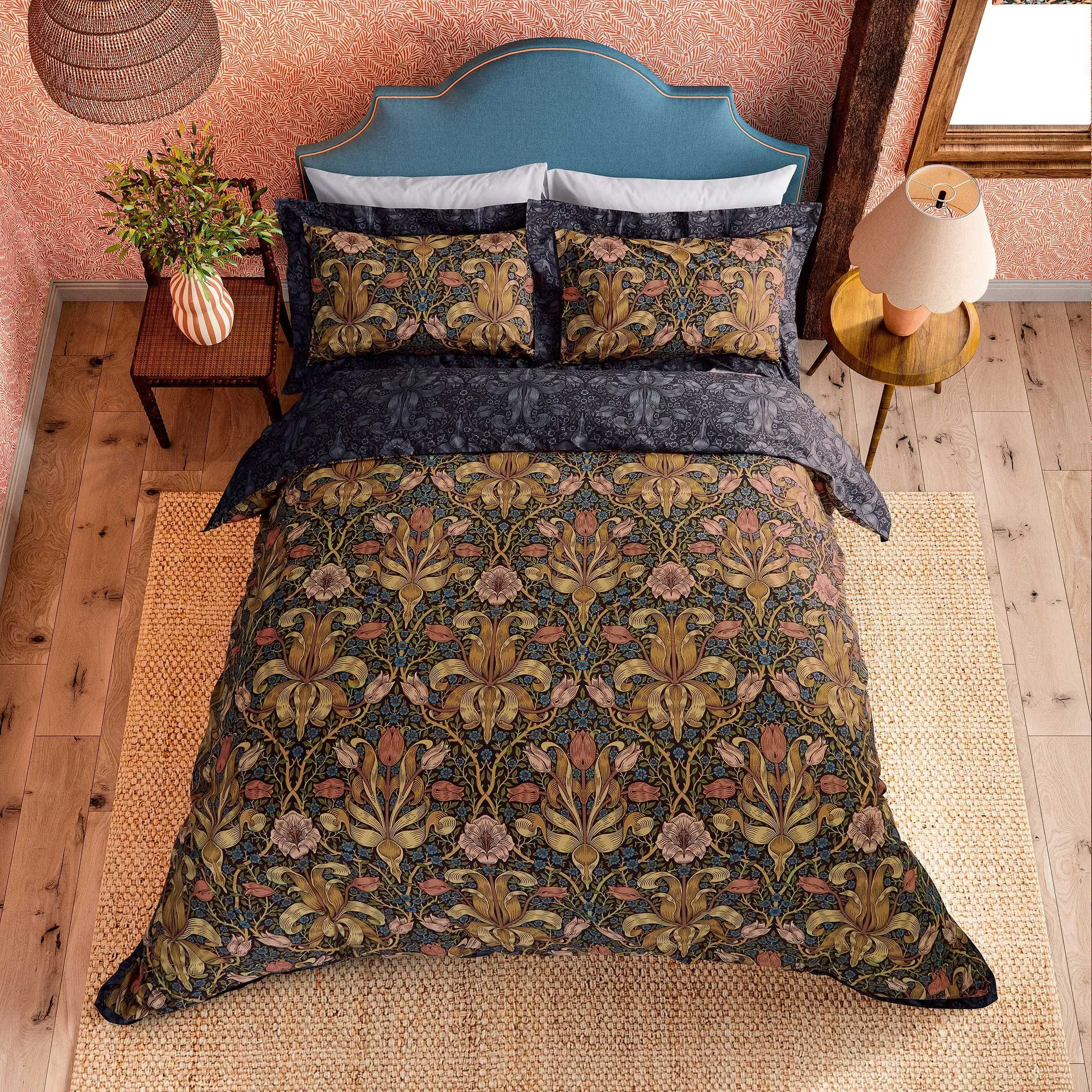 Double Duvet Cover Set - Cotton Percale