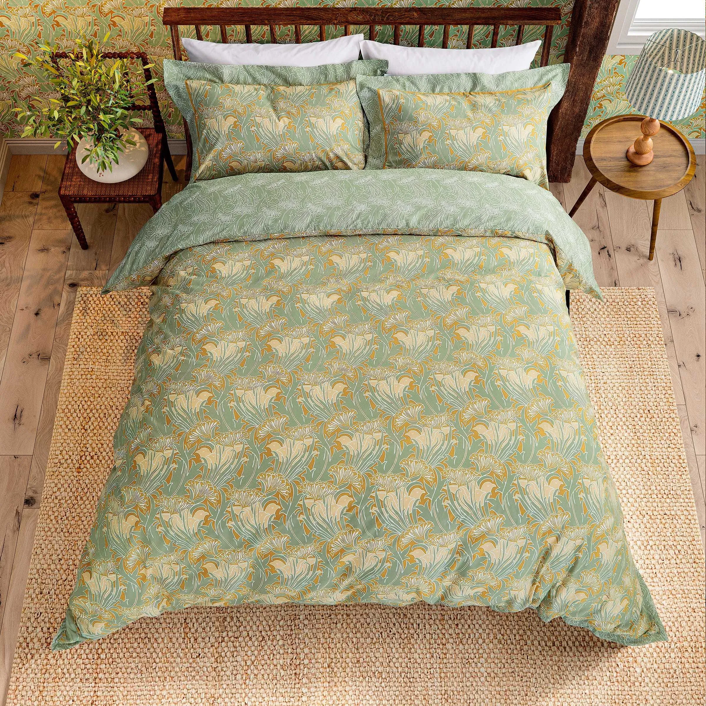 Double Duvet Cover Set - Tobacco, Cotton