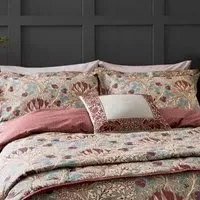 King Size Duvet Cover Set - Grey, Cotton Percale