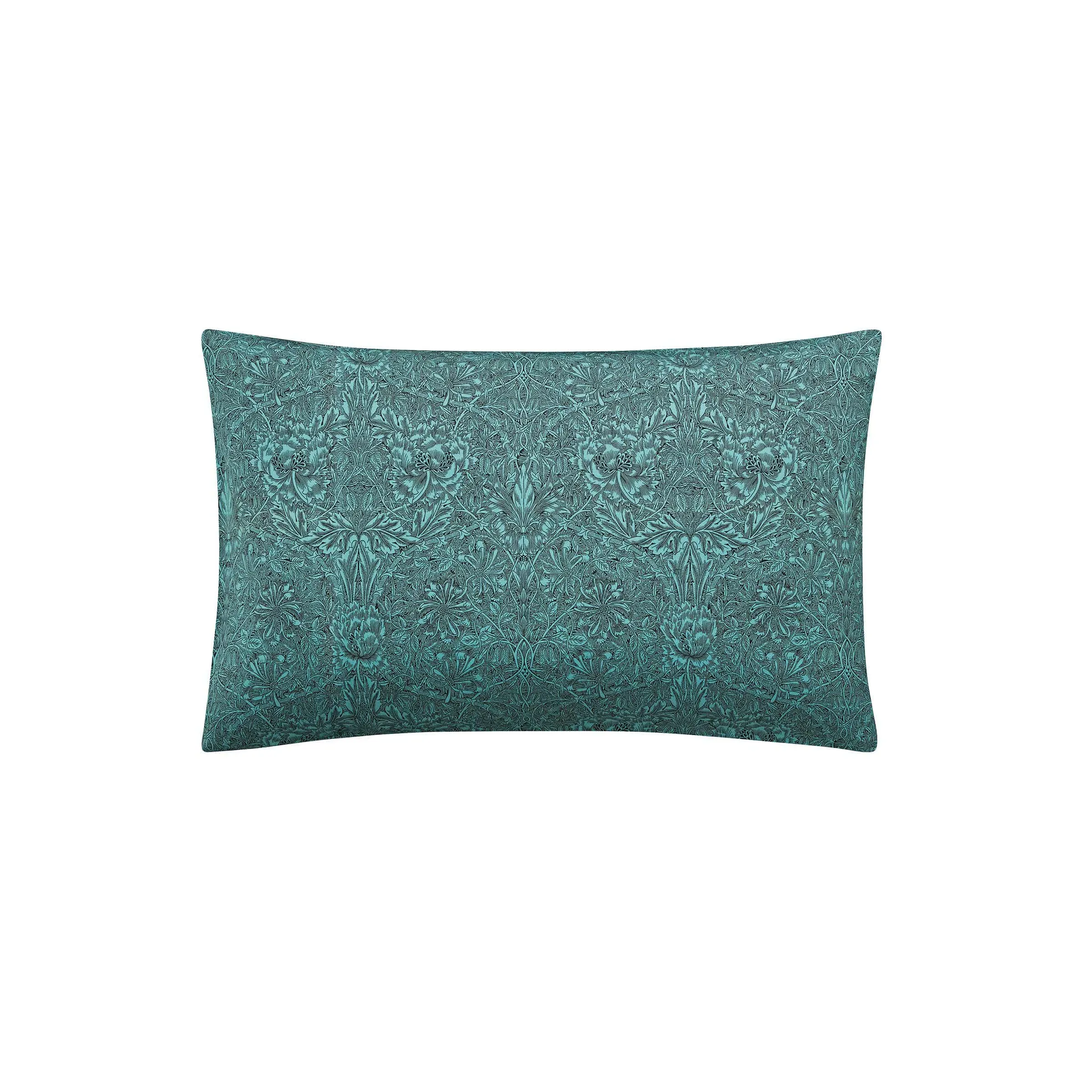 Morris & Co Honeysuckle & Tulip Standard Pillowcases - Mulberry & Teal product