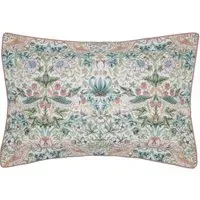 Oxford Pillowcase Strawberry Thief - Pink, Cotton