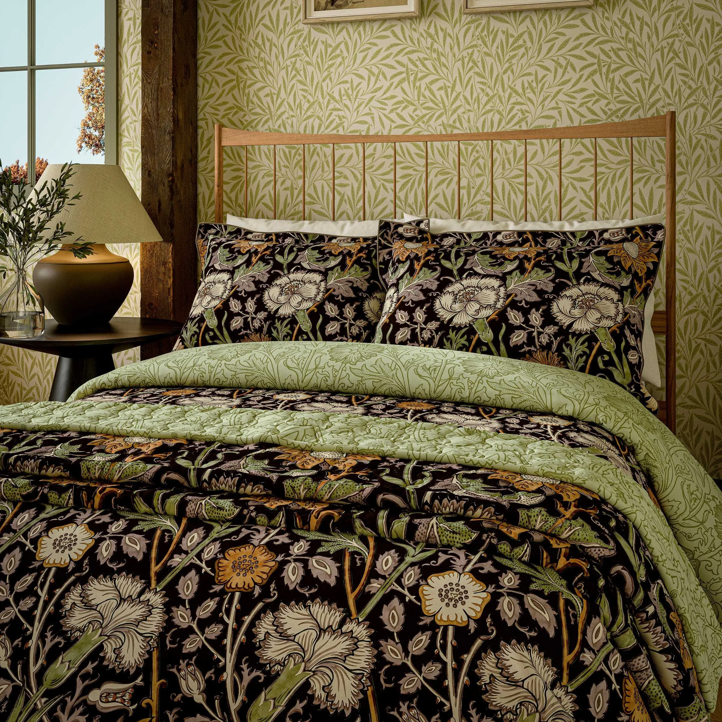 Pink & Rose Single Duvet Cover Set - Blackthorn, Cotton Percale product