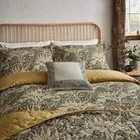 Single Duvet Cover Set - Charcoal, Cotton Percale