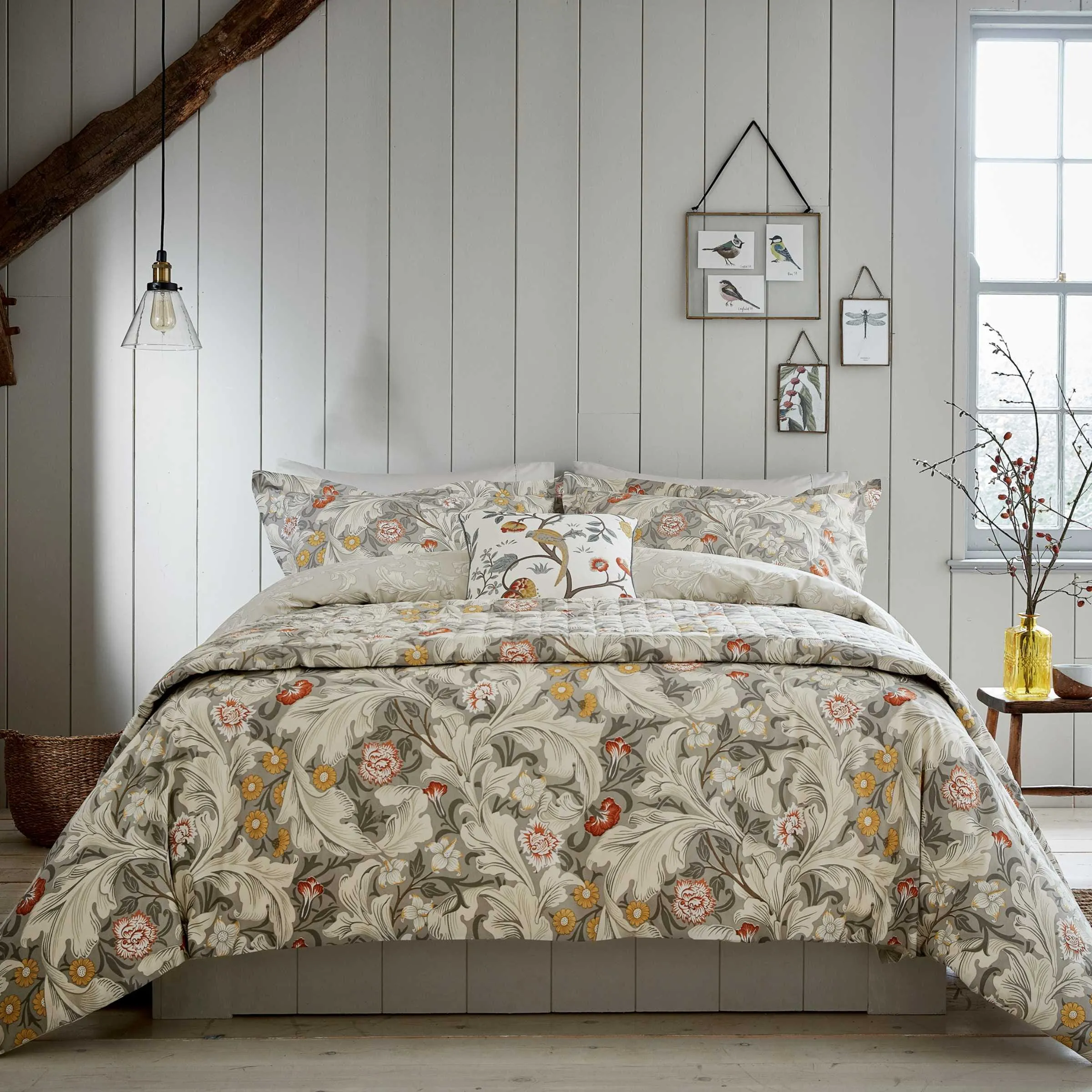 Single Duvet Cover Set with Pillowcase - Grey